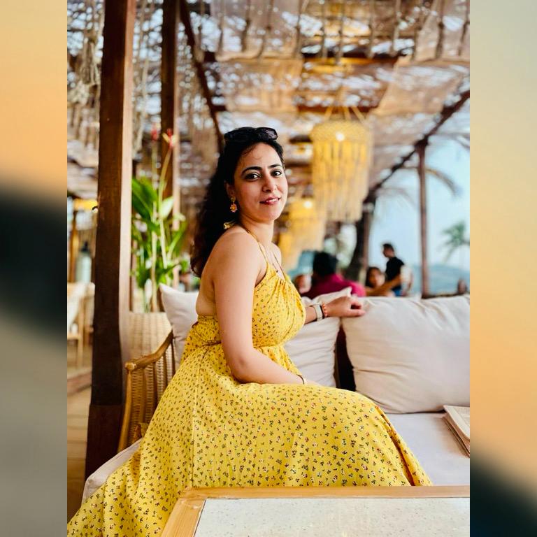 Yellow Mini Floral Maxi