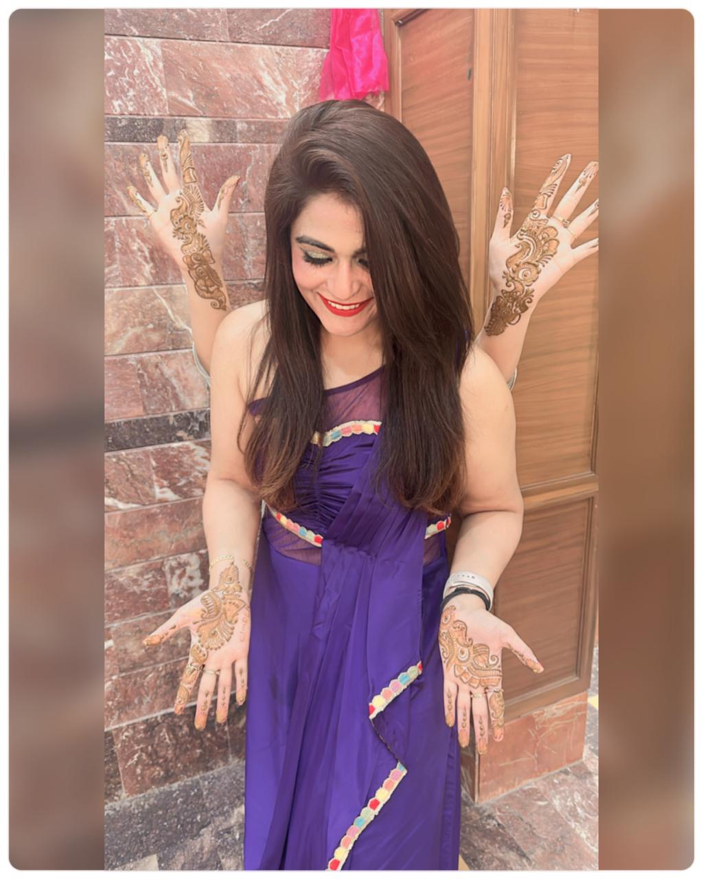 Purple Festive Drape