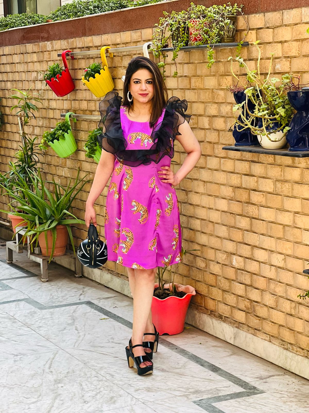 Purple Tigress Dress