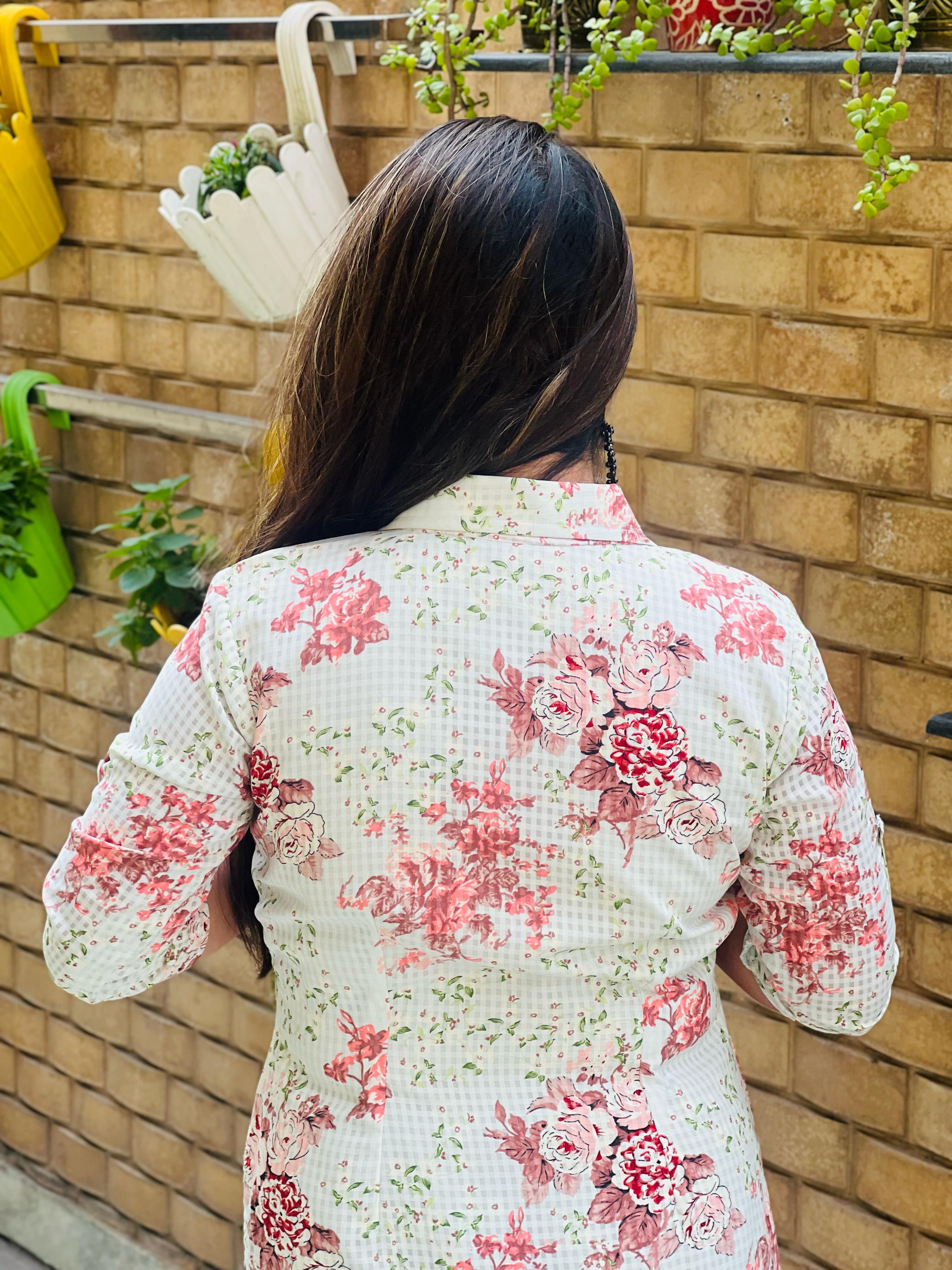 White Rose Summer Suit