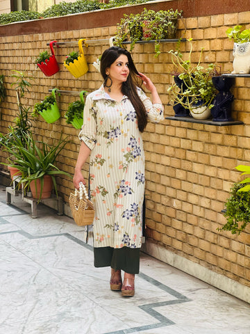 Earthy Summer Suit