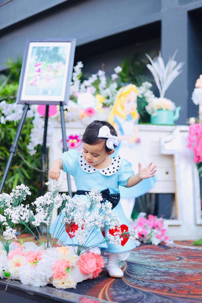 Alice in the Wonderland Kidswear Gown