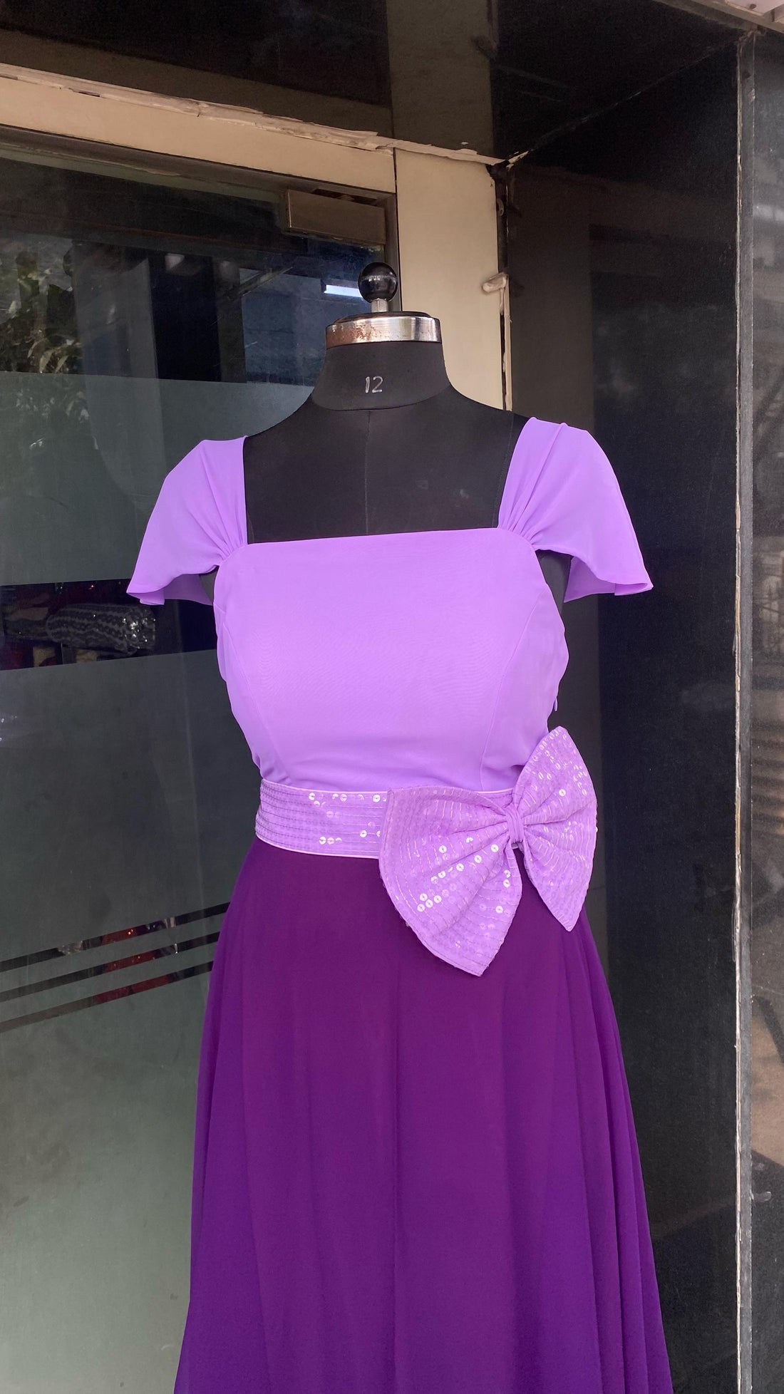 Lilac Snow White Gown