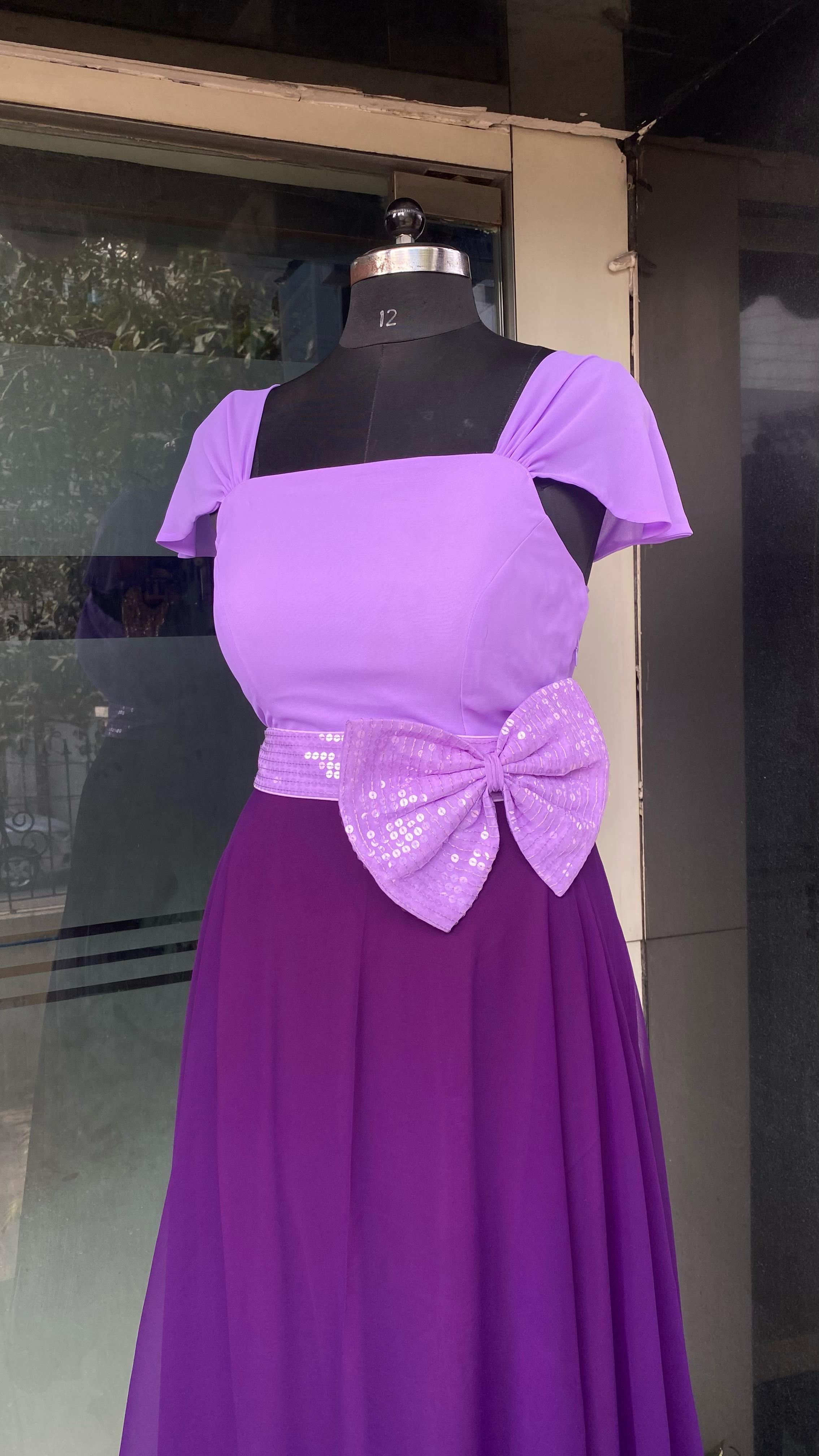 Lilac Snow White Gown