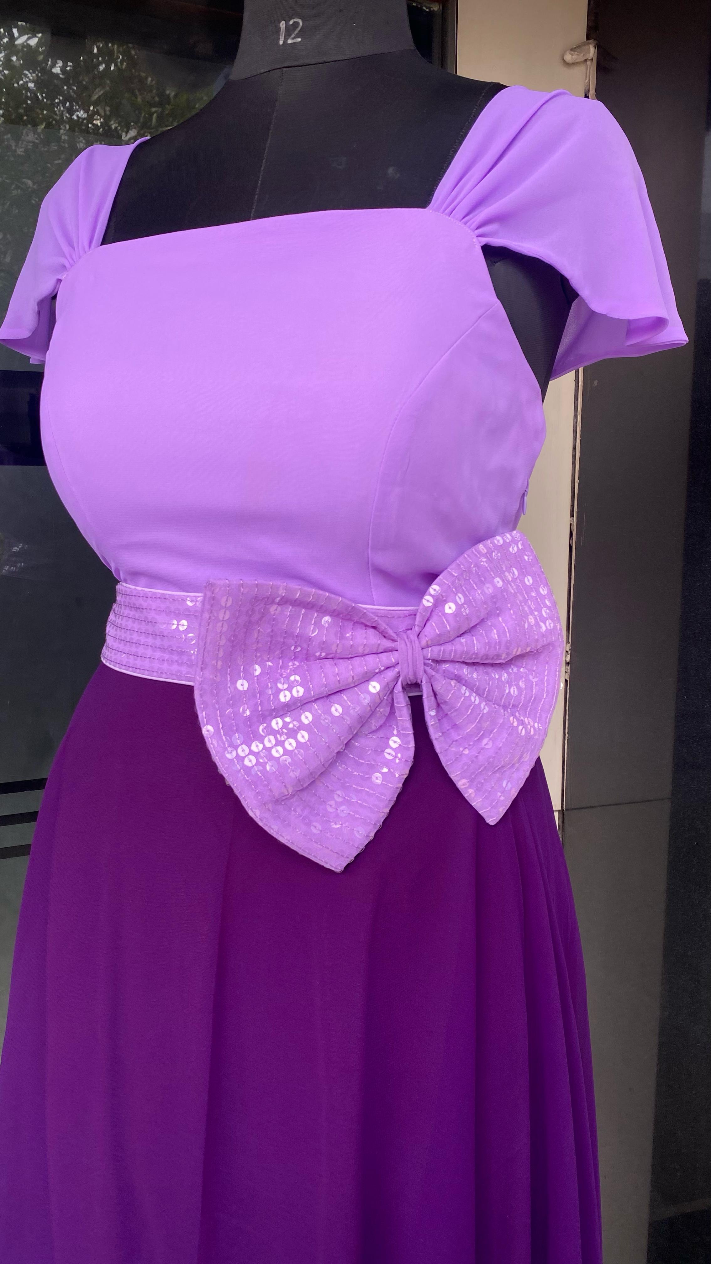 Lilac Snow White Gown