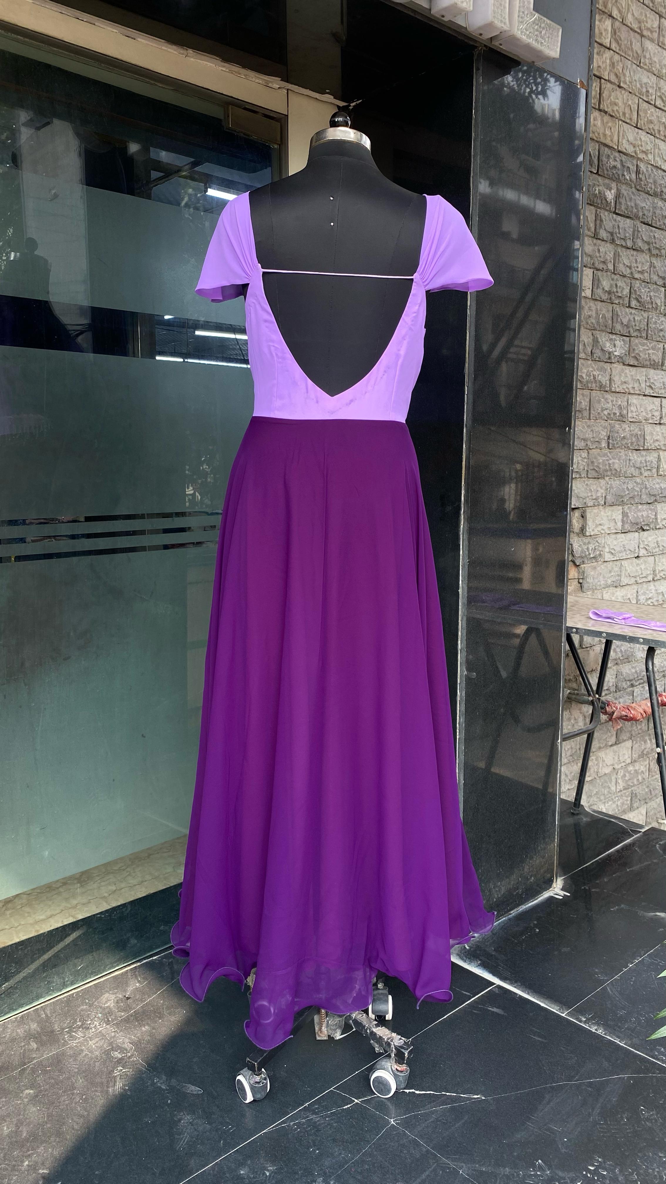 Lilac Snow White Gown