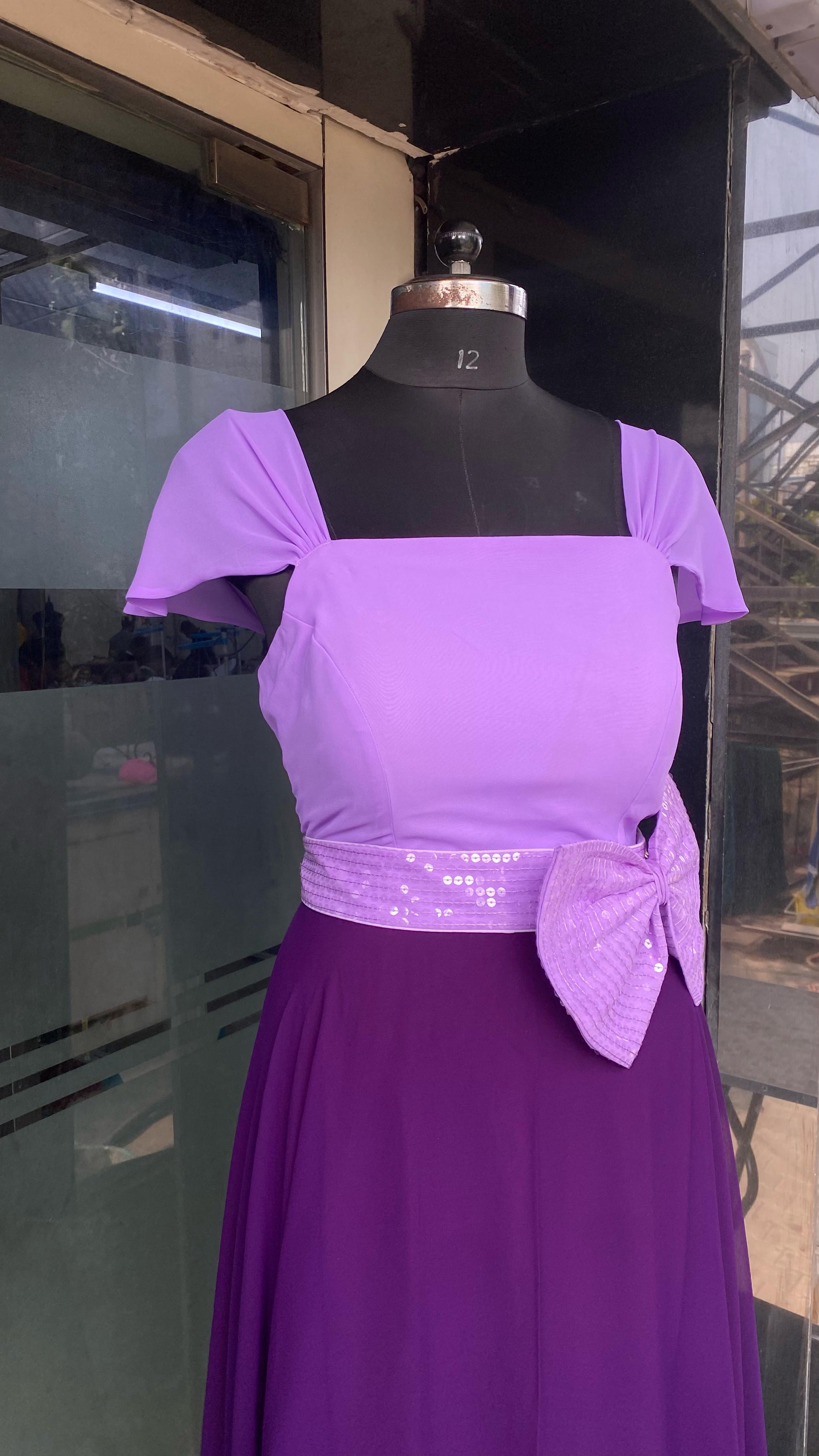 Lilac Snow White Gown