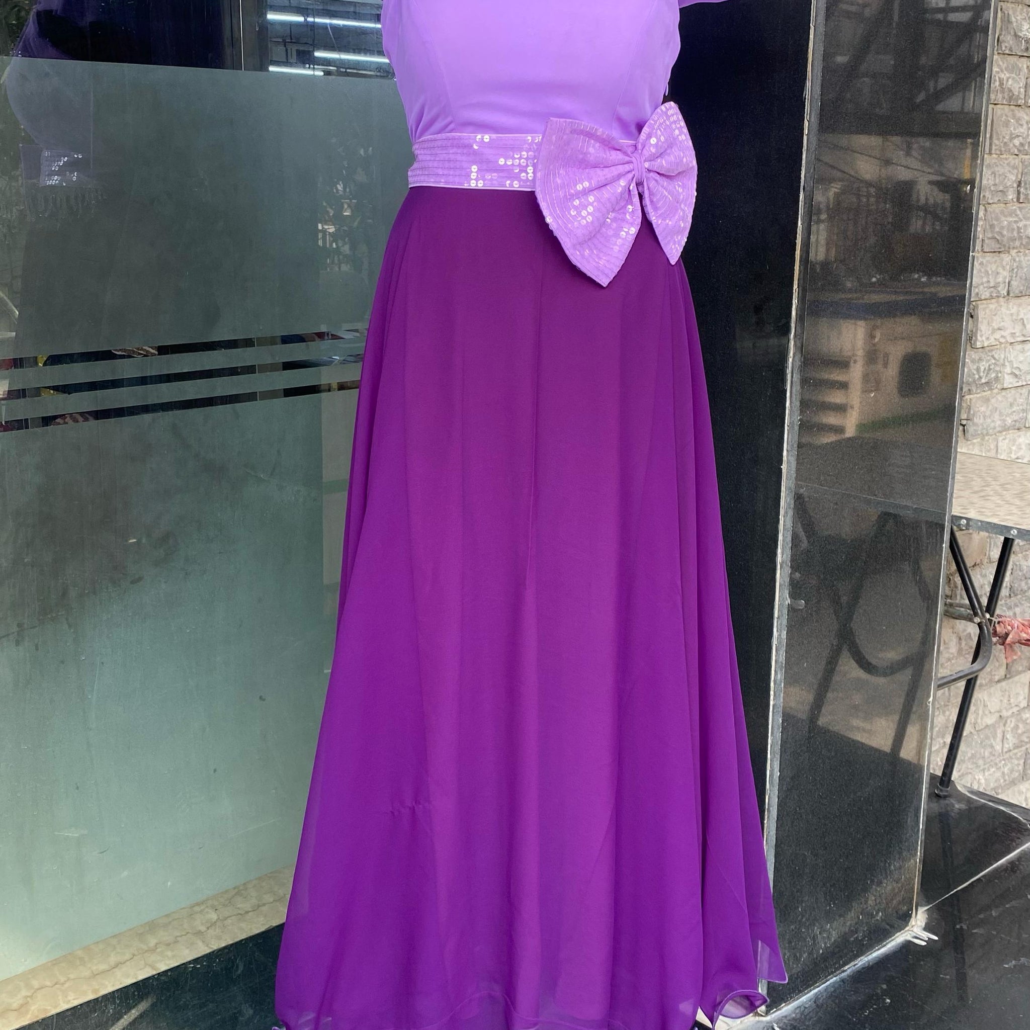 Lilac Snow White Gown