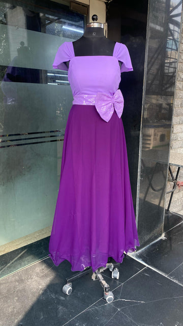 Lilac Snow White Gown