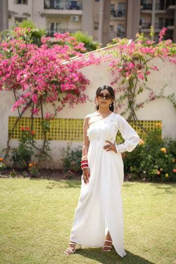 White Cocktail Drape