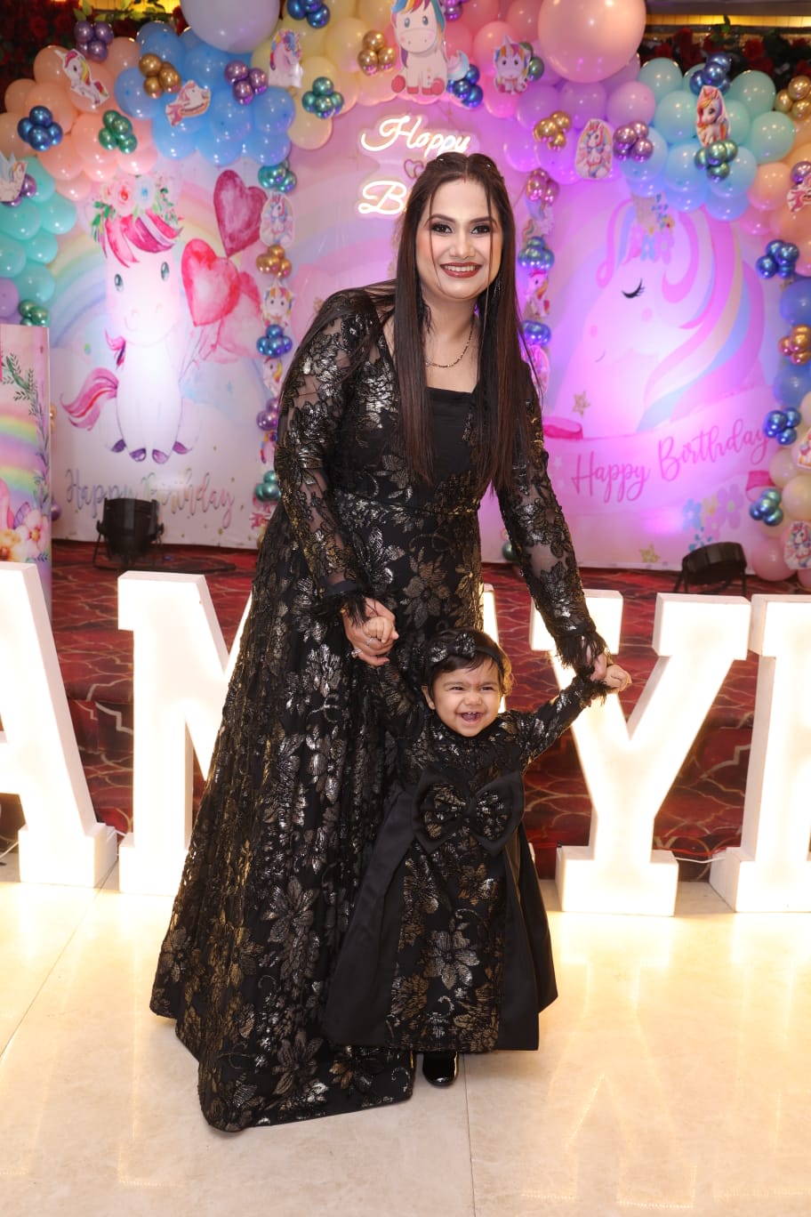 Black Brasso Kidswear Gown