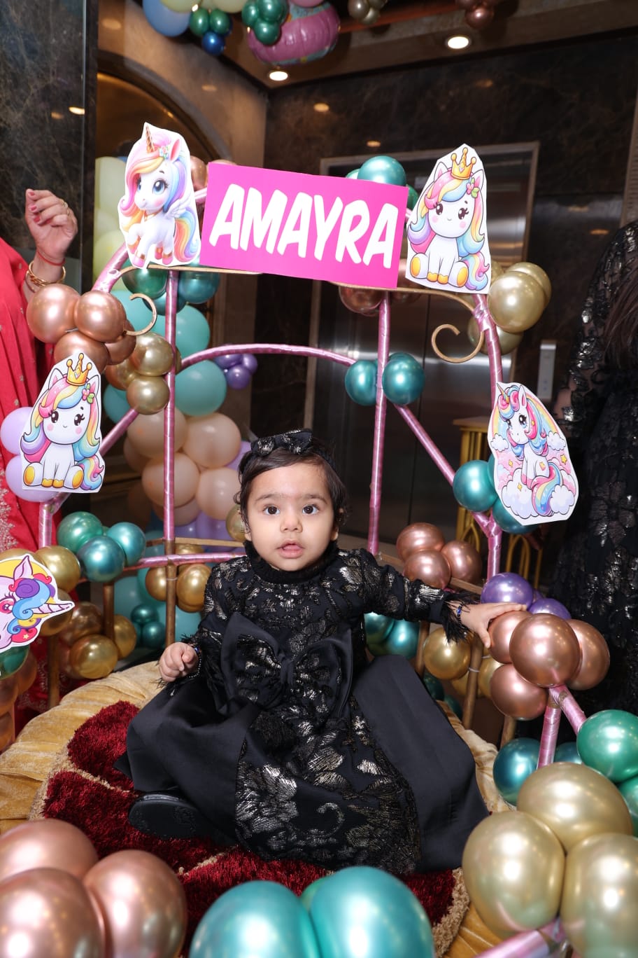 Black Brasso Kidswear Gown