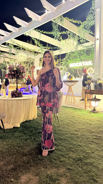 Purple Dramatic Co-Ord