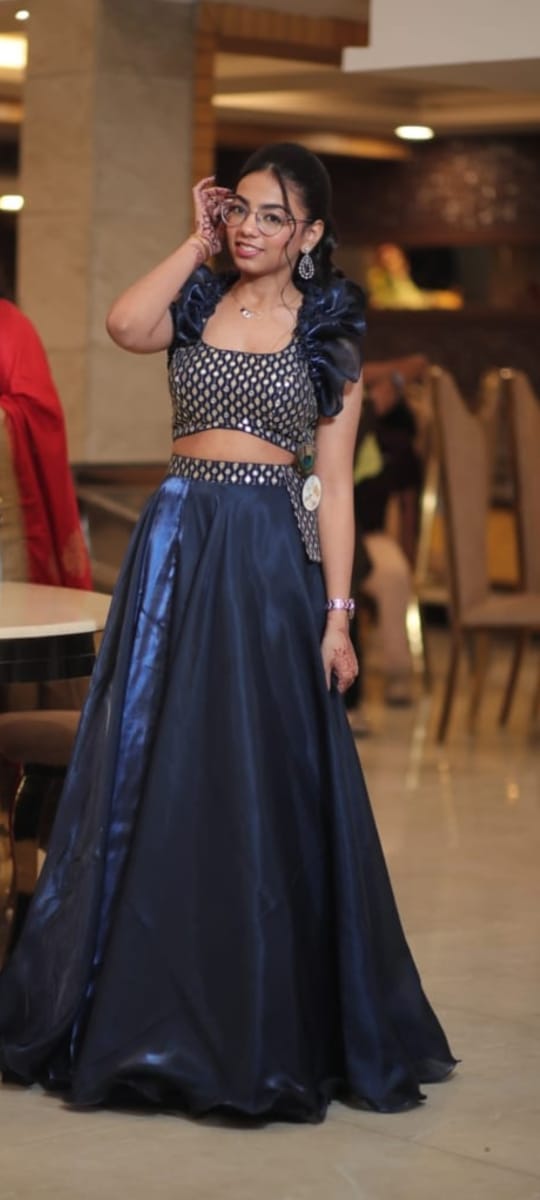 Midnight Blue Lehenga