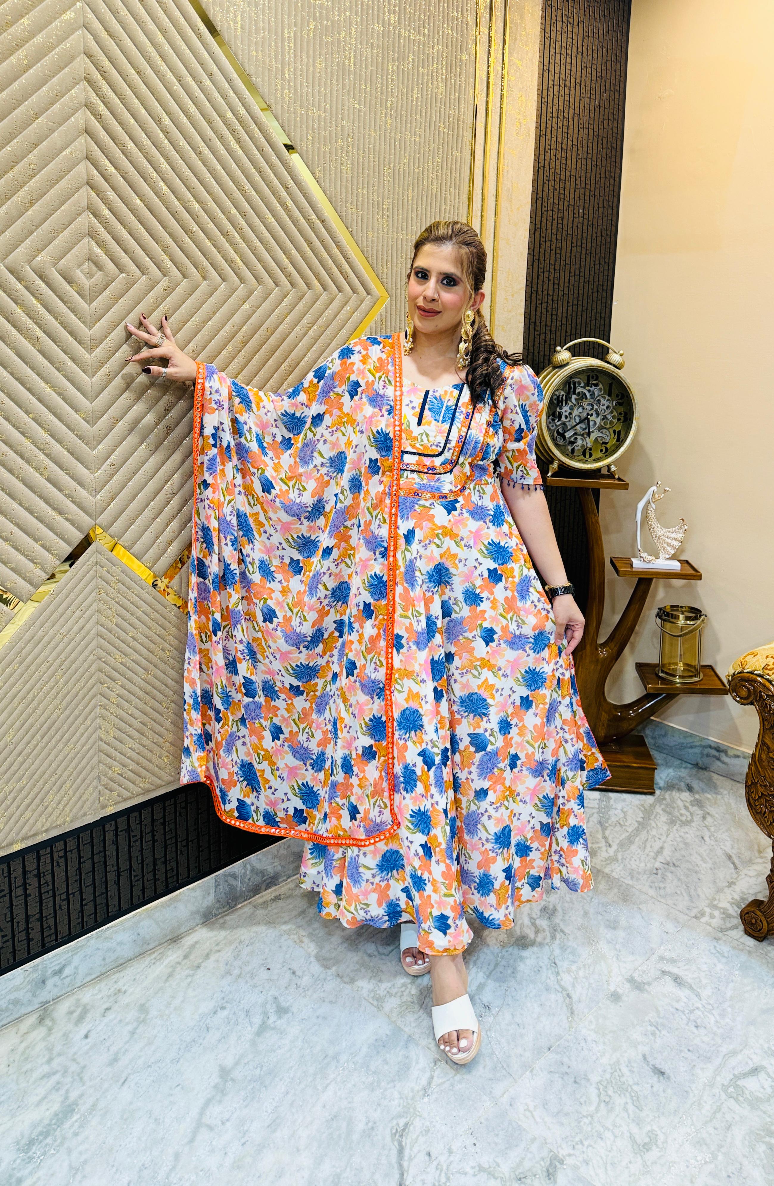 Flower Festive Anarkali