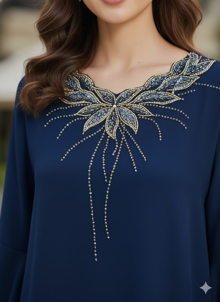 Starlit Petal Dress