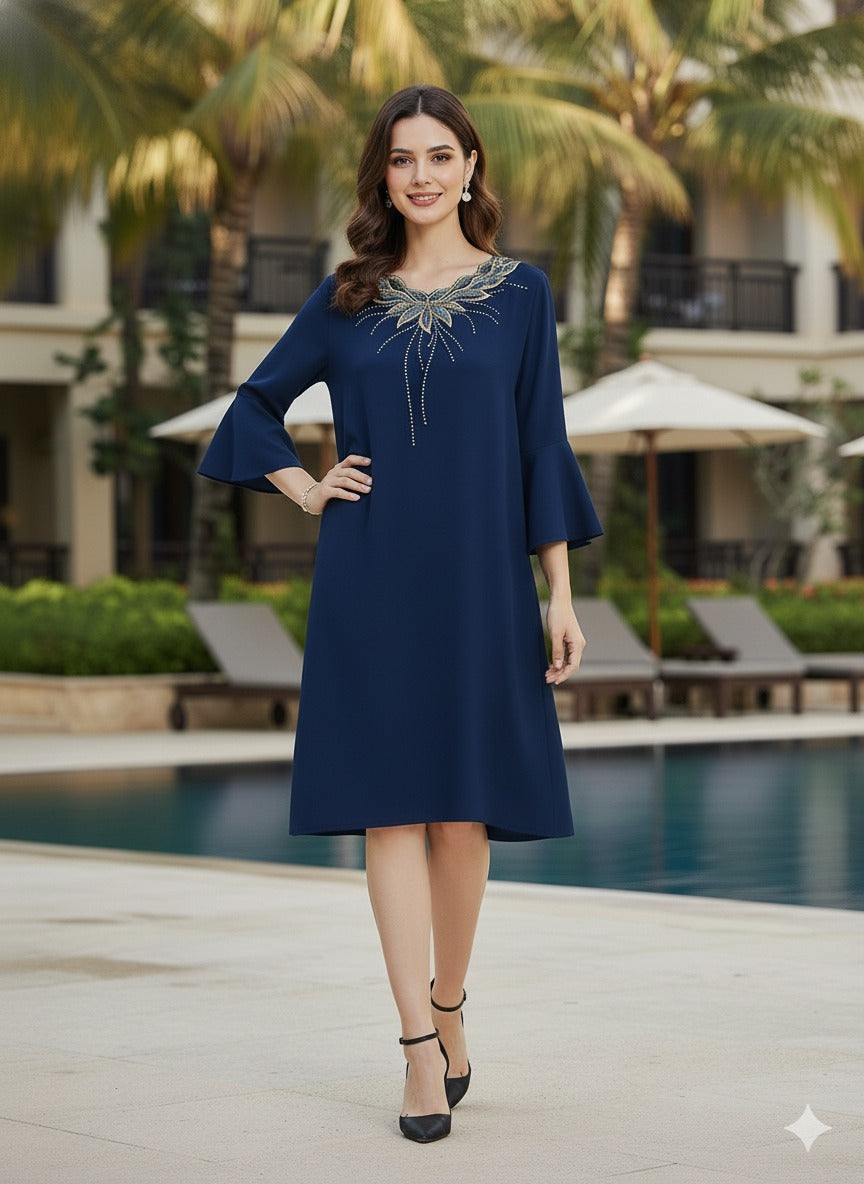 Starlit Petal Dress