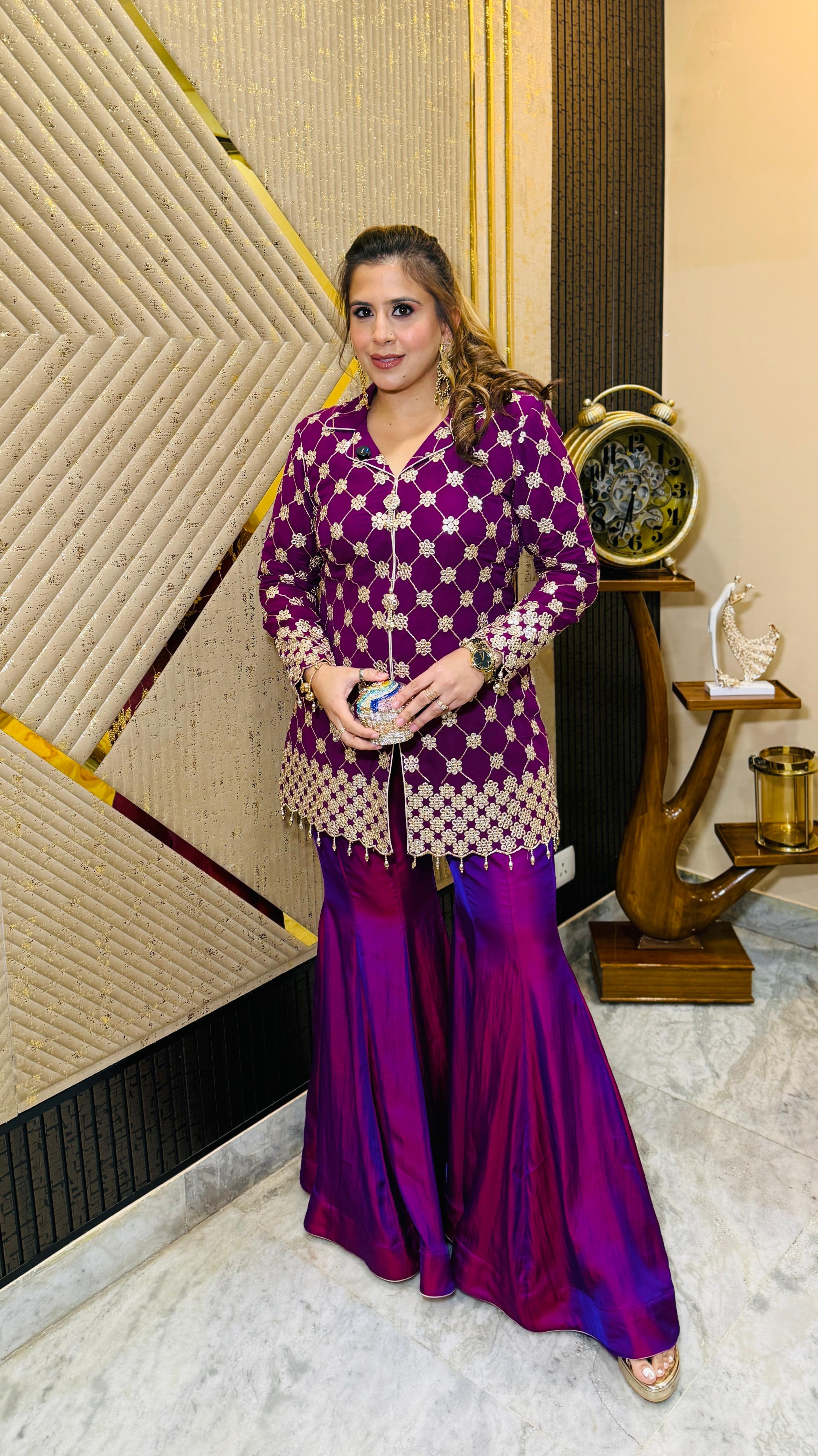 Violet Mirror  Garara Set