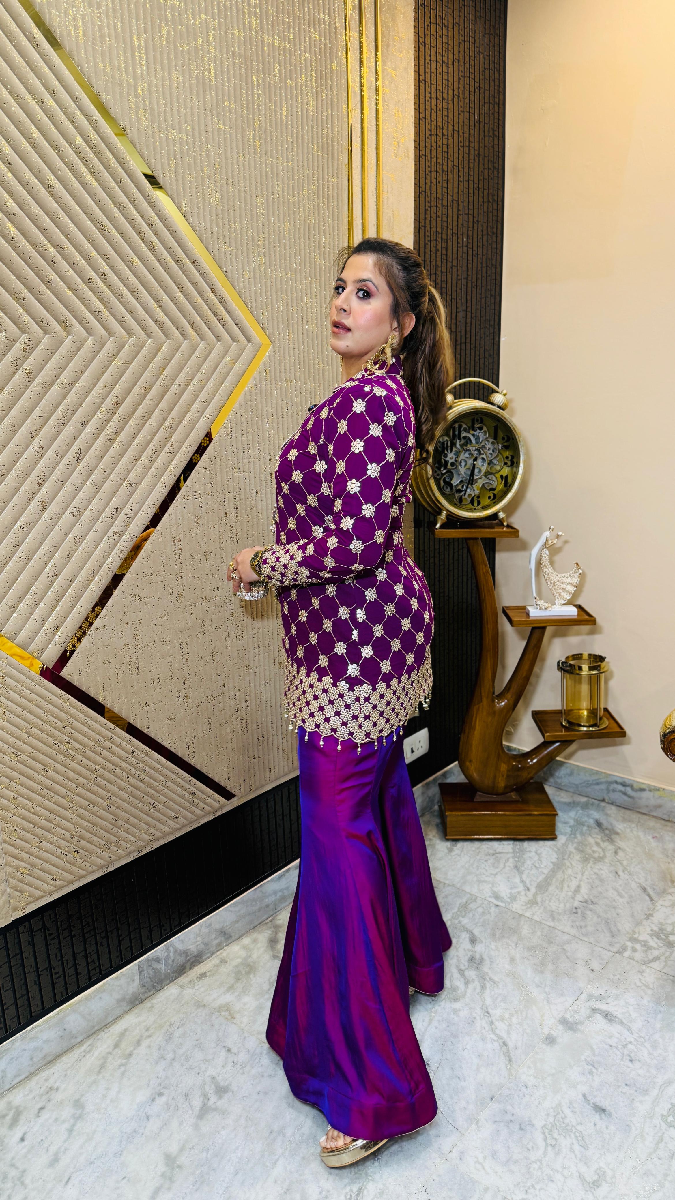 Violet Mirror  Garara Set