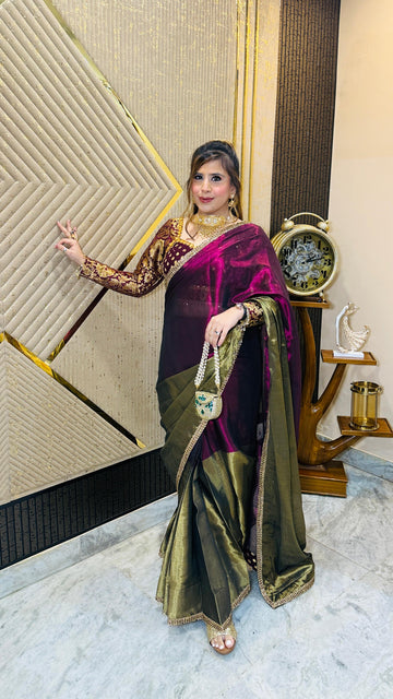 Kiss the Kanjivaram Saree