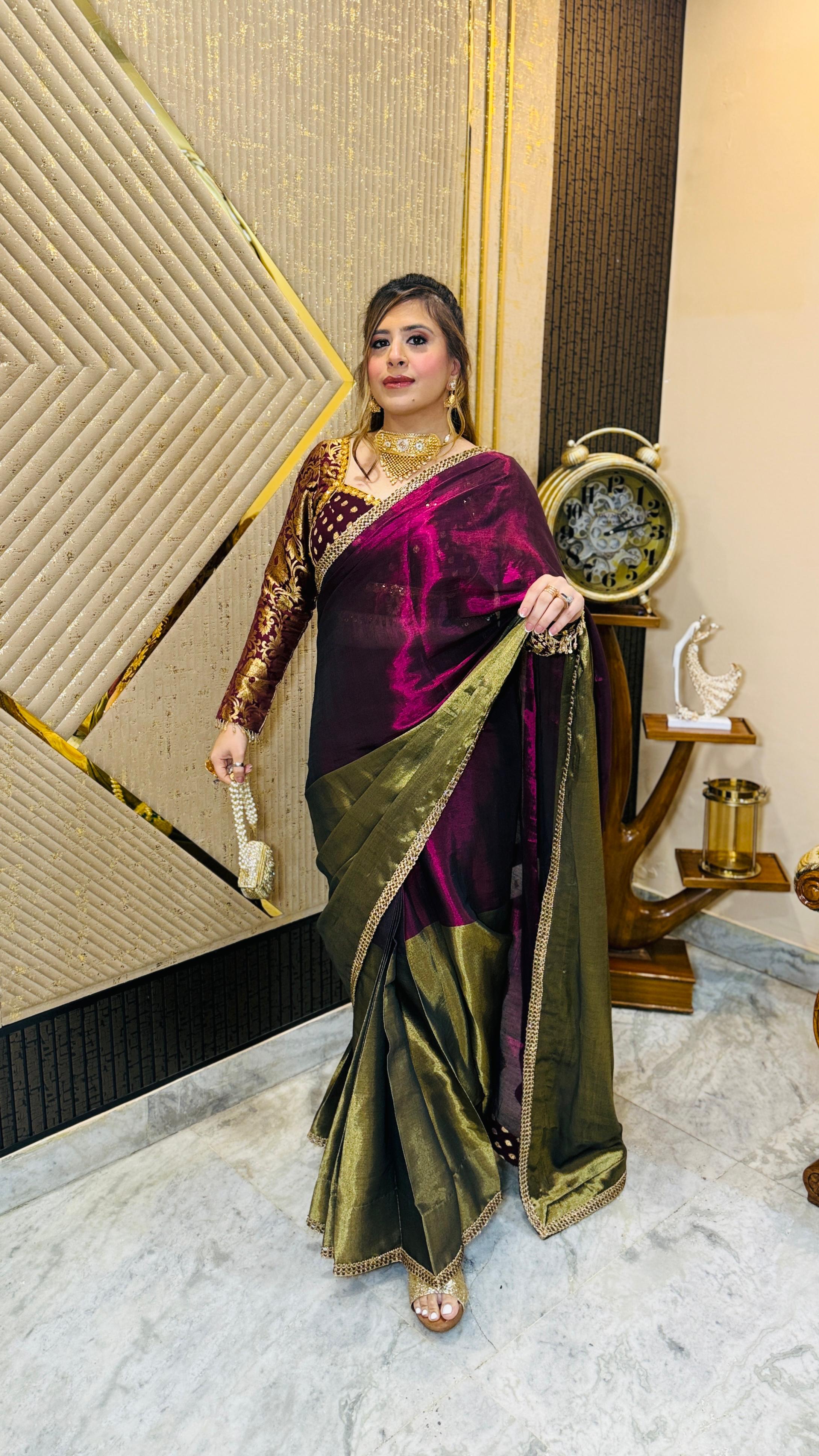 Kiss the Kanjivaram Saree