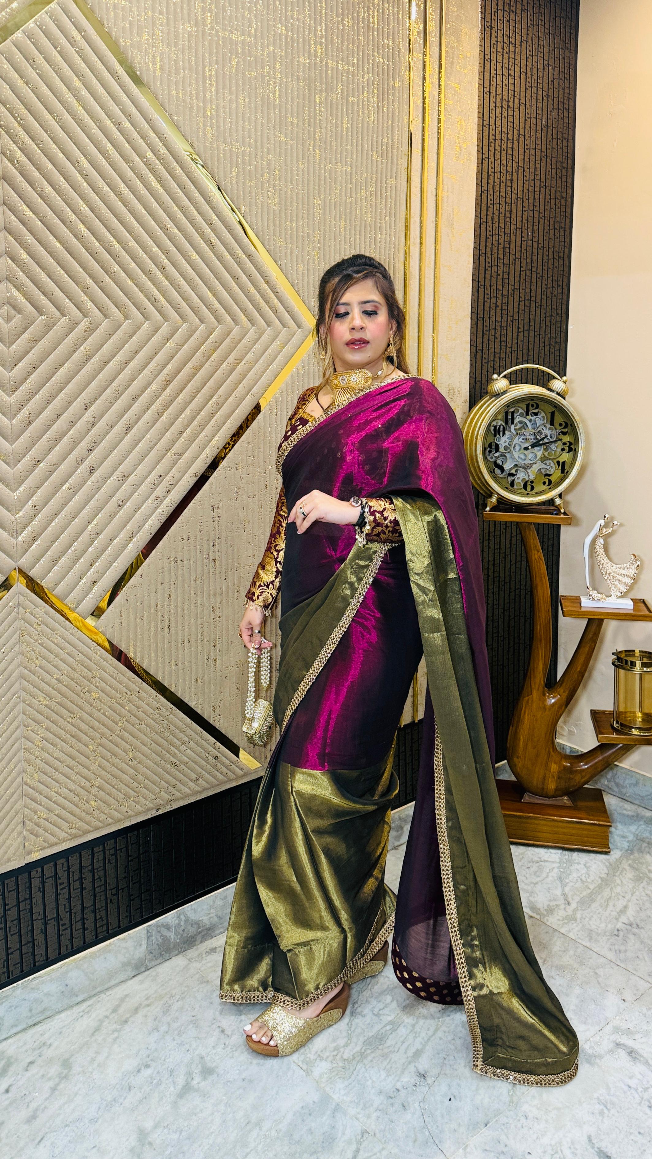 Kiss the Kanjivaram Saree