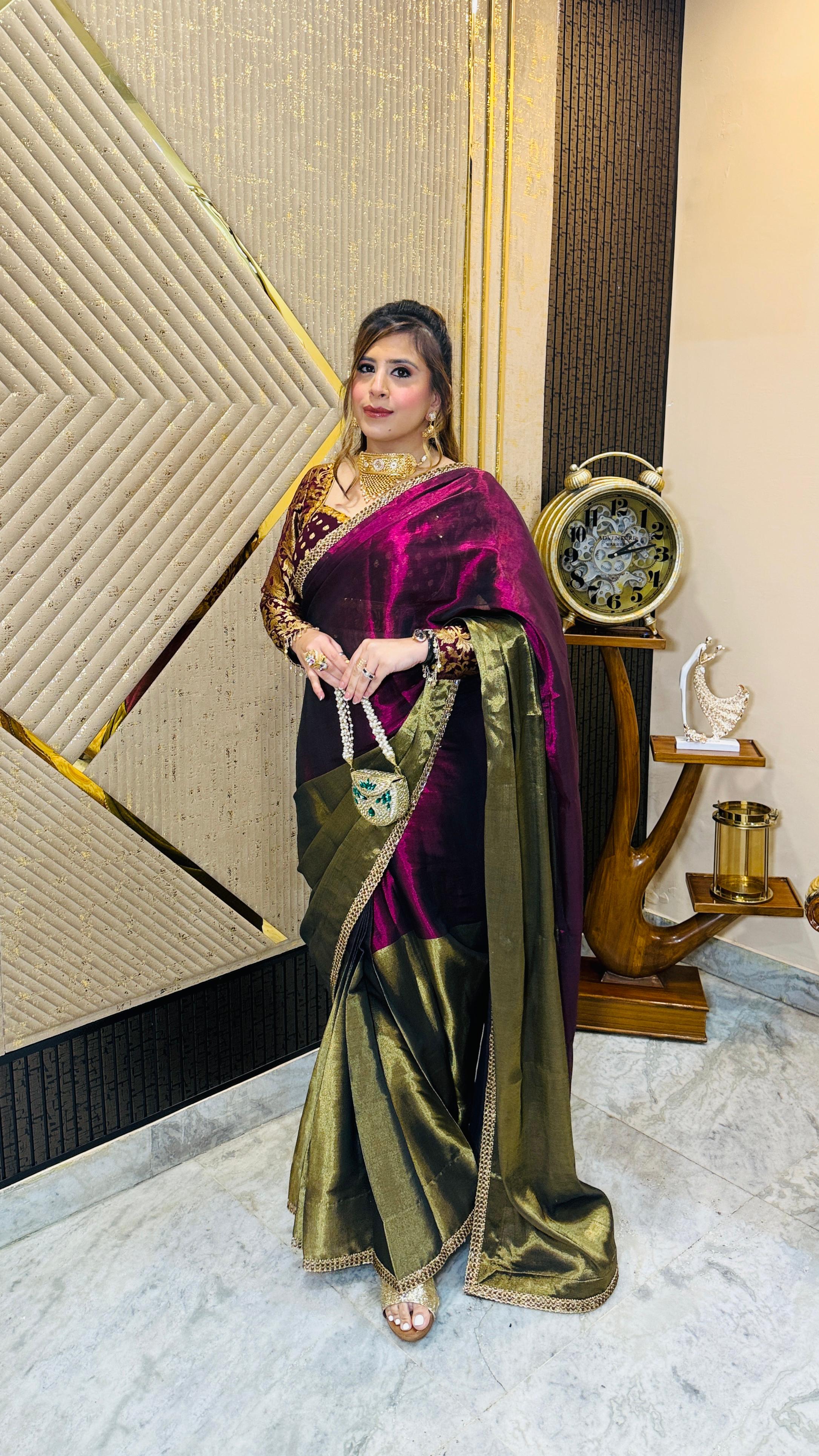 Kiss the Kanjivaram Saree