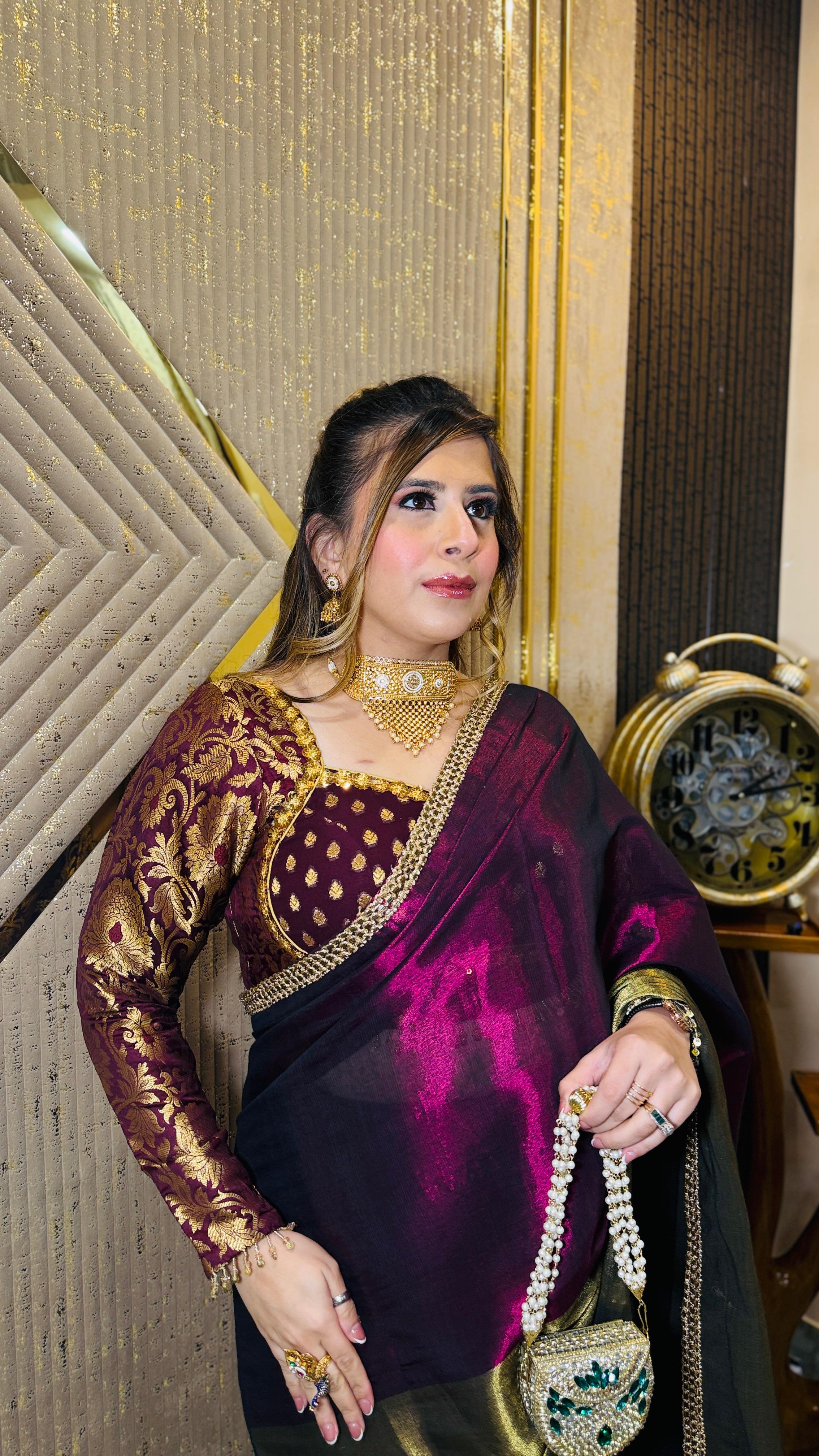 Kiss the Kanjivaram Saree