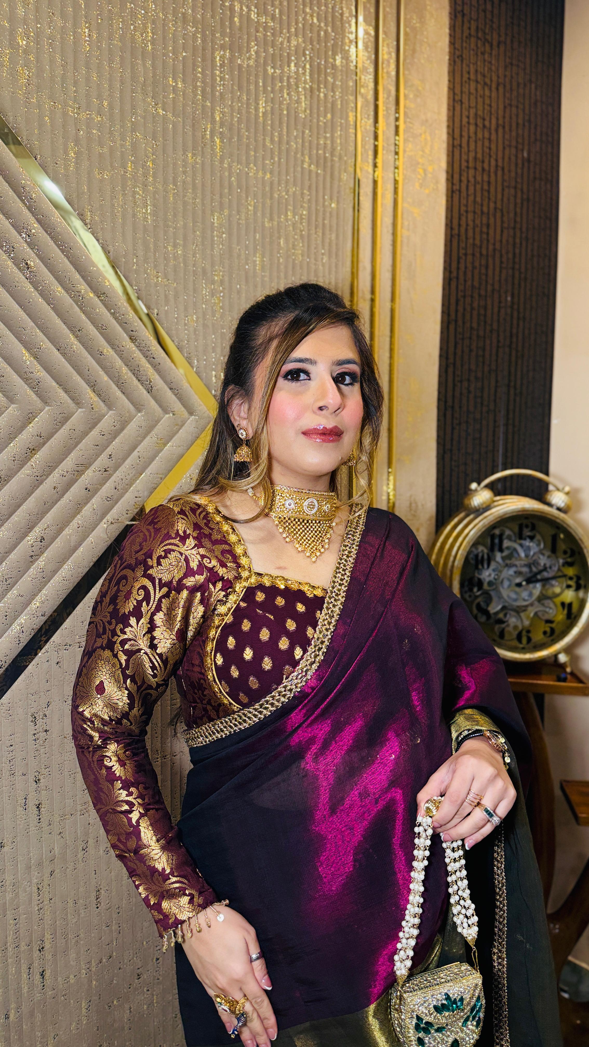 Kiss the Kanjivaram Saree