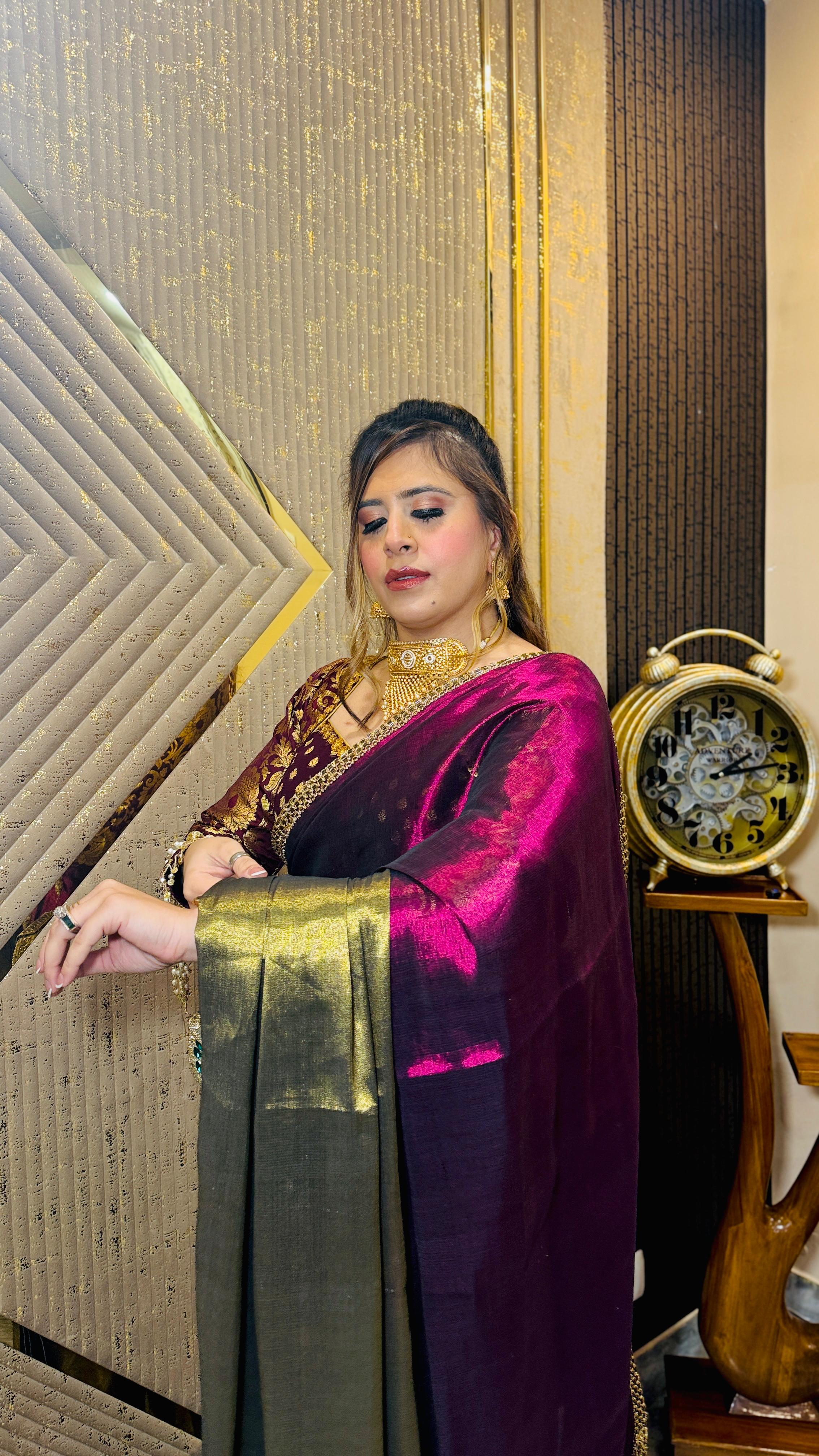 Kiss the Kanjivaram Saree