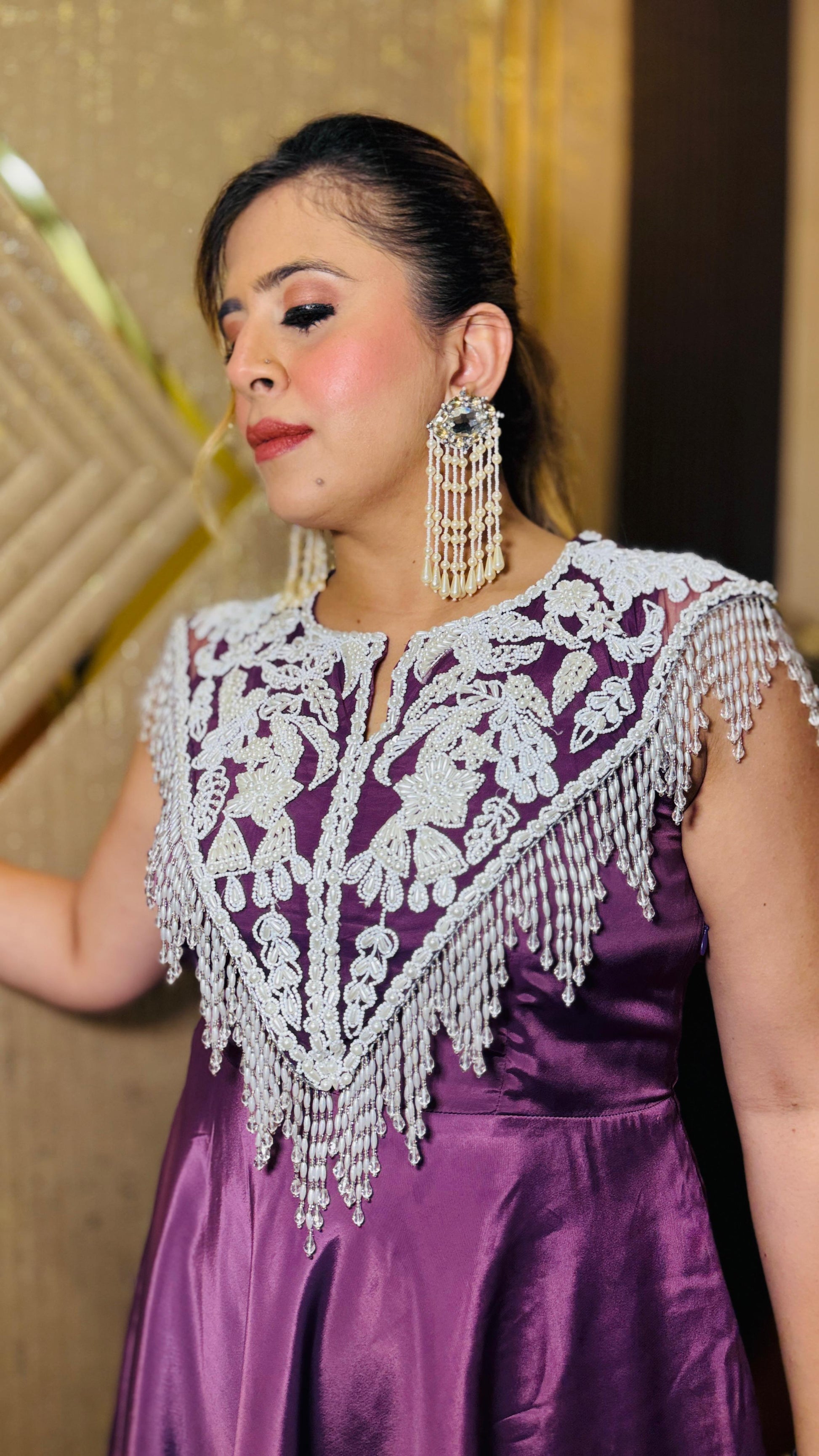 Magical Mauve Moments Co-Ord | Party Wear | Lakhina Couture - Look 9