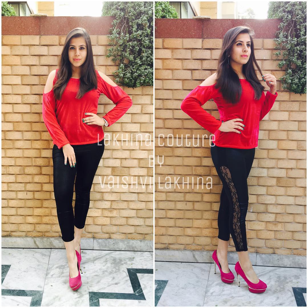 Red Velvet Top