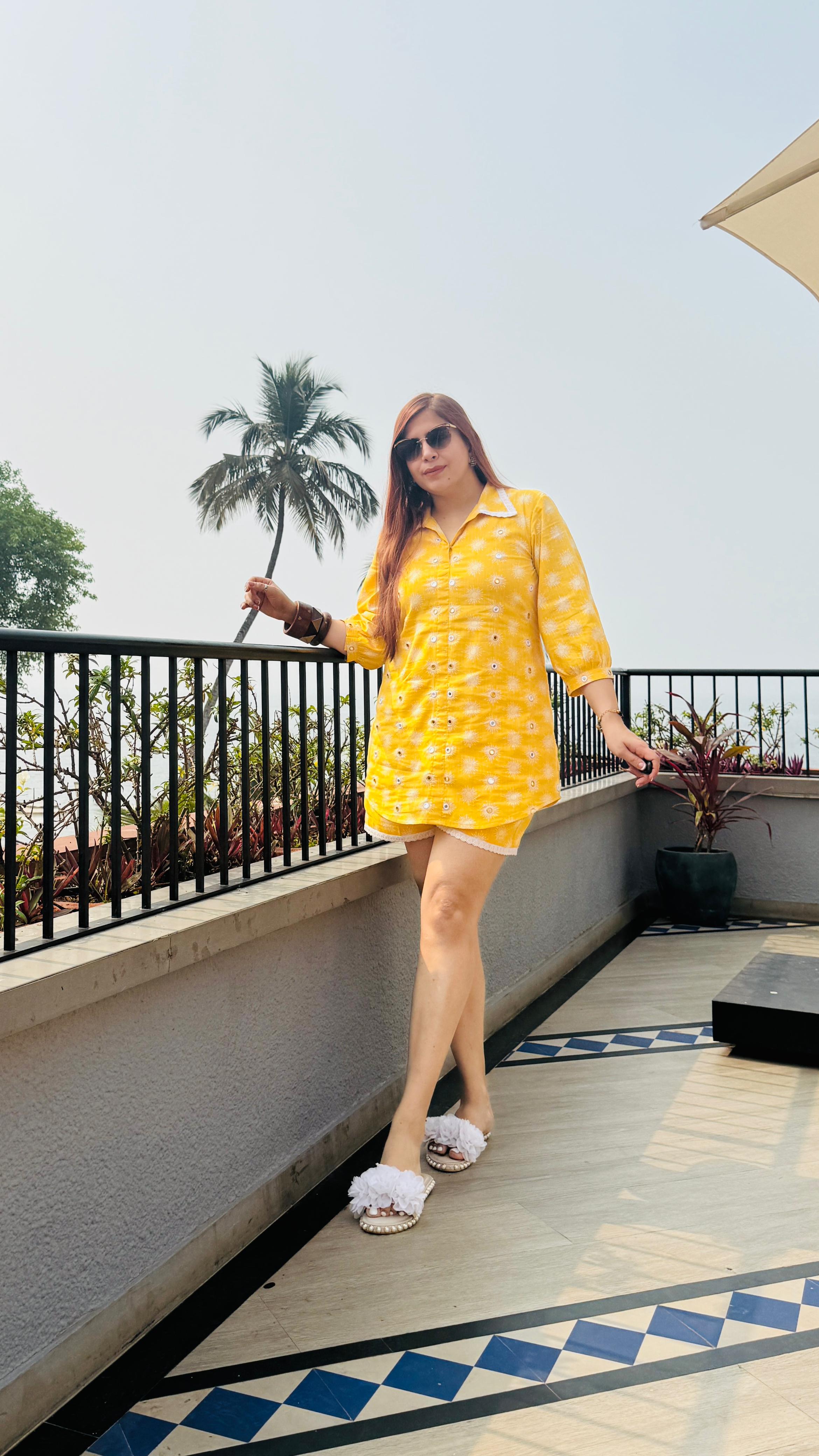 Sun-rise in Cidade Shorts Co-Ord