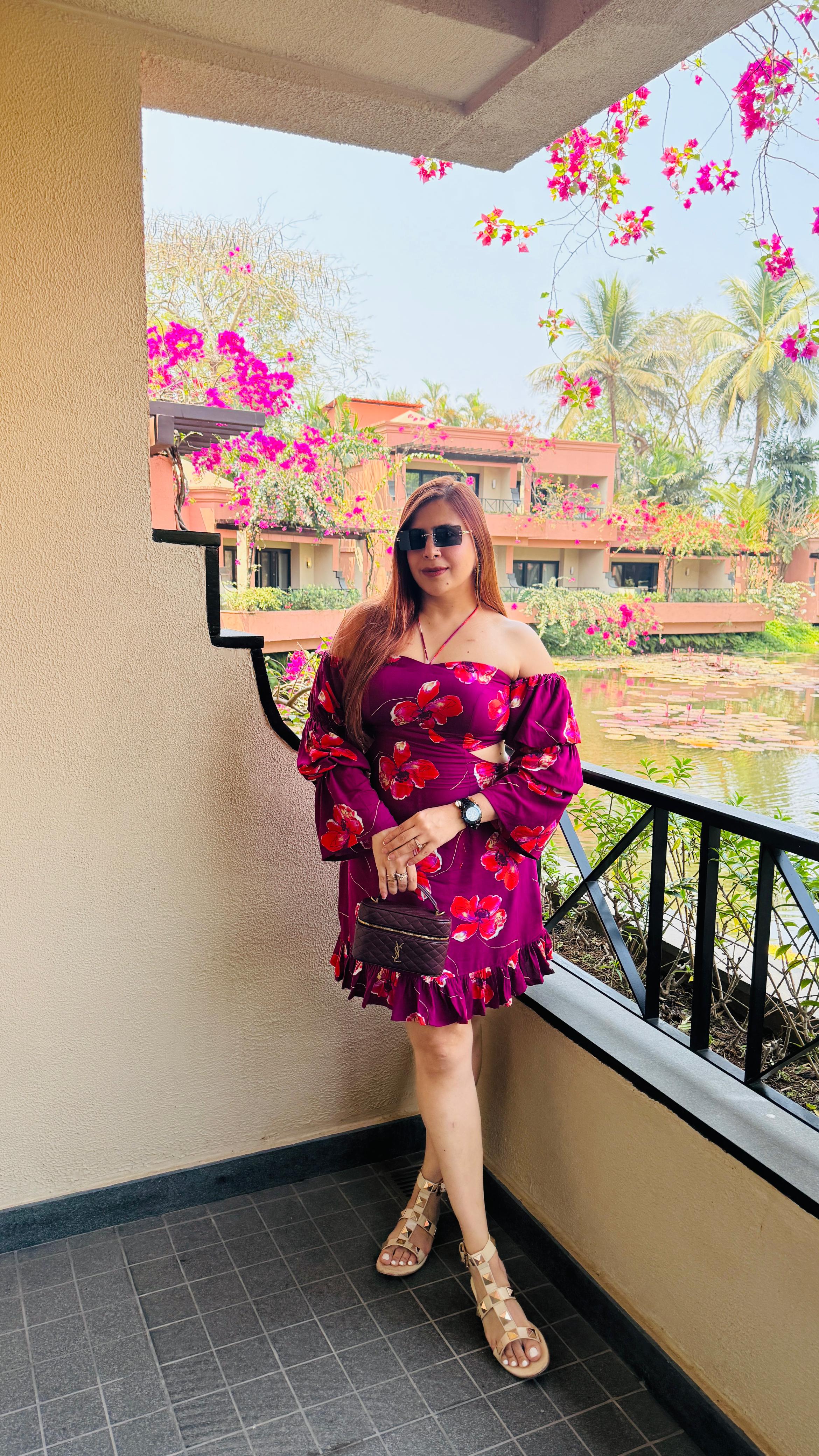 Wine Regis Dress