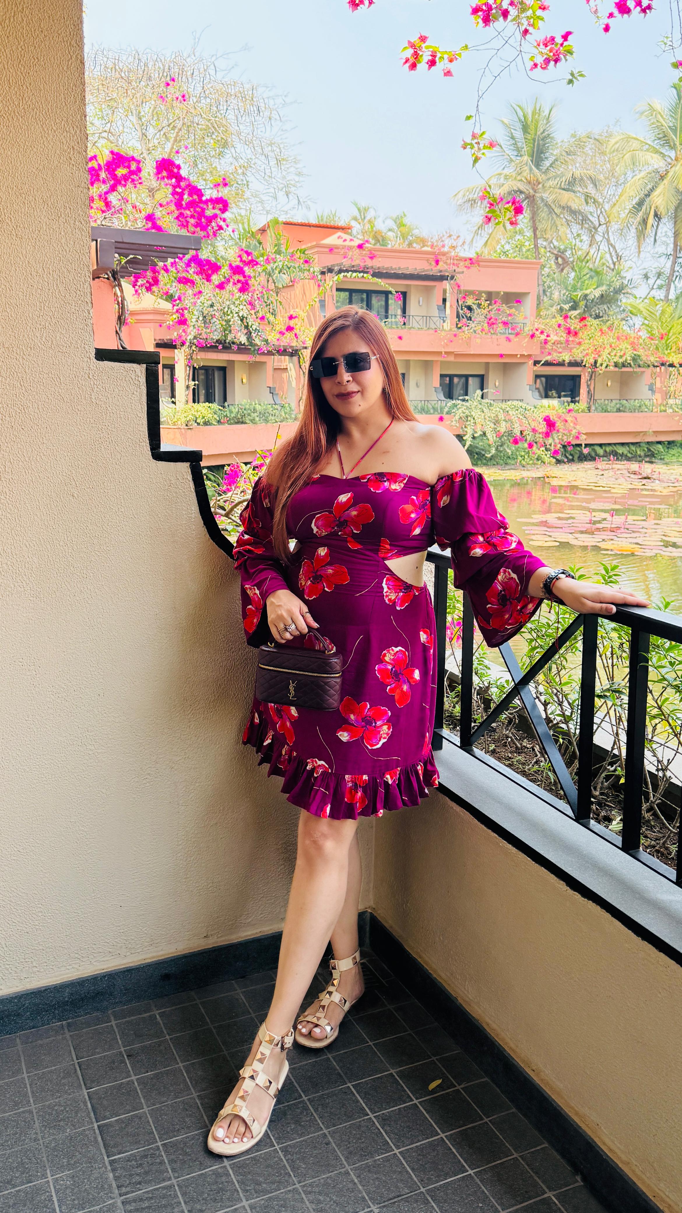 Wine Regis Dress