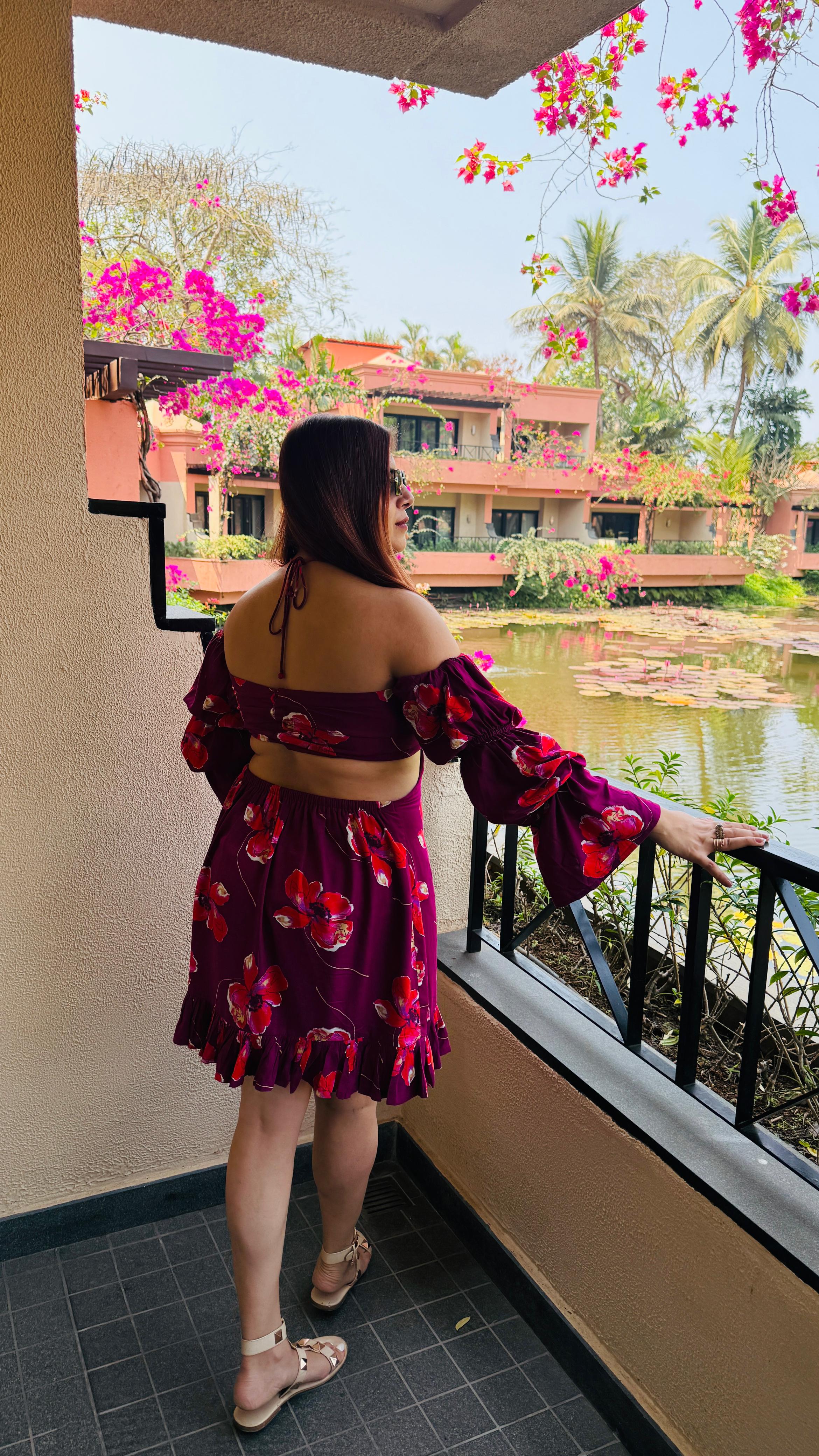 Wine Regis Dress