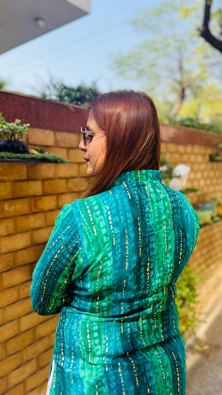 Turquoise Waters Kurti