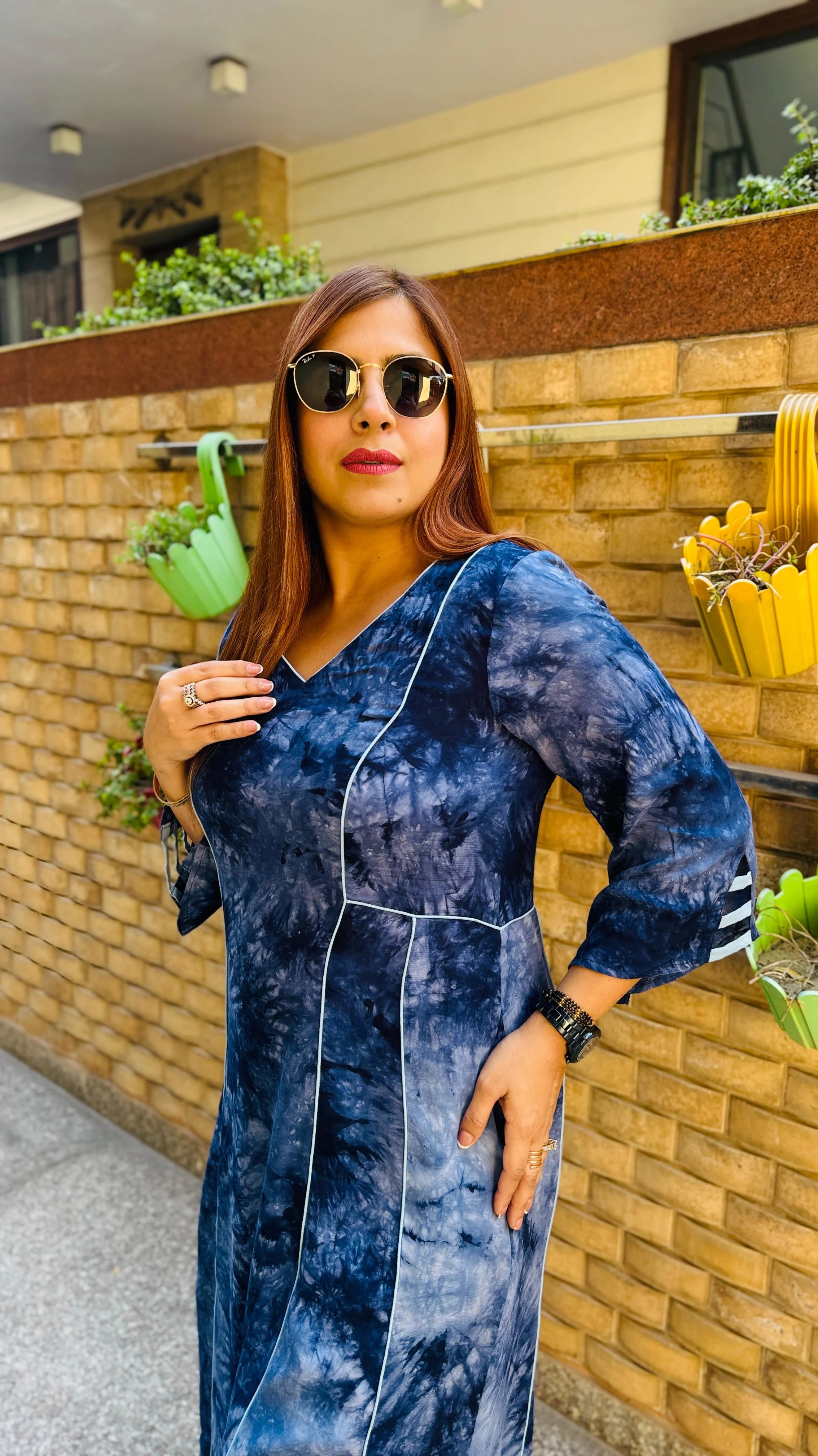 Naina Blue Suit