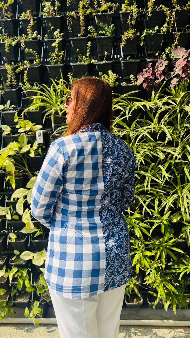 Santorini Floral Shirt