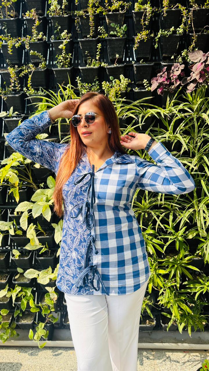 Santorini Floral Shirt
