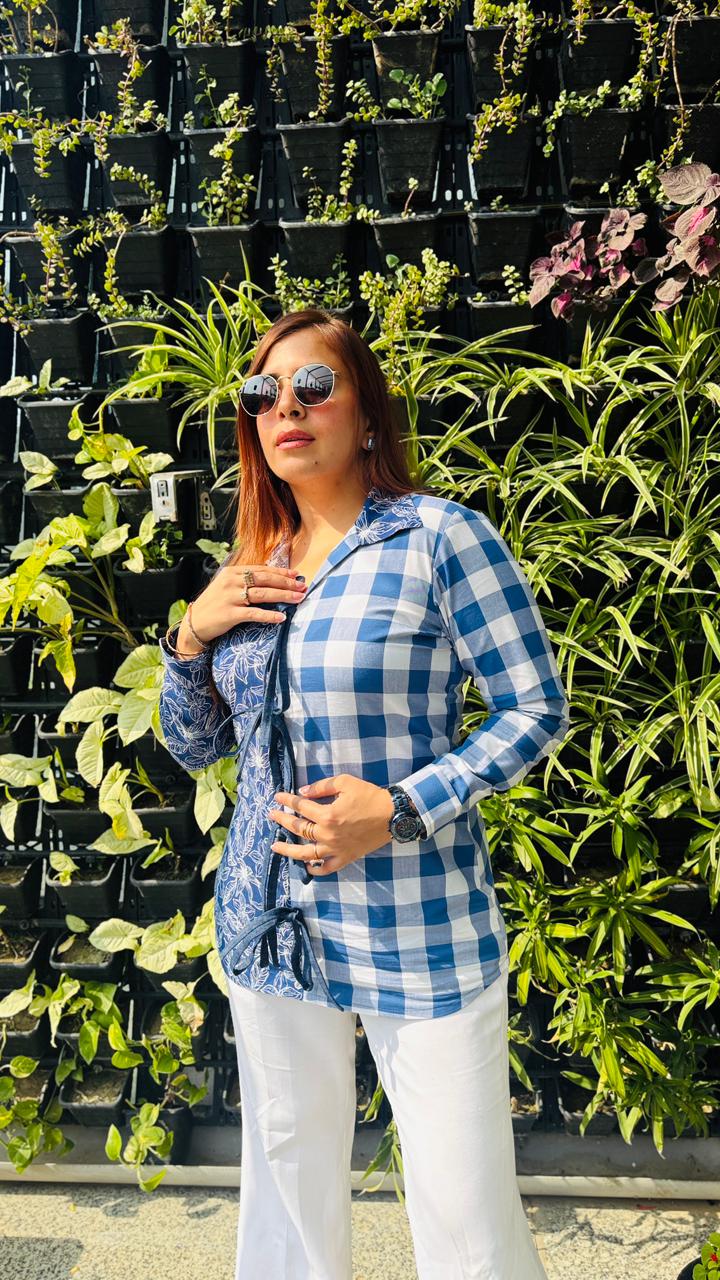 Santorini Floral Shirt