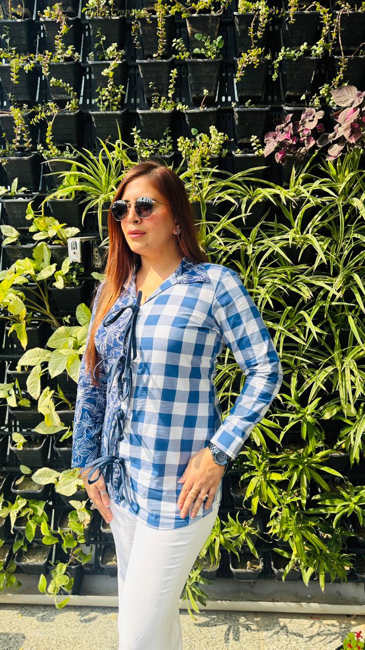 Santorini Floral Shirt