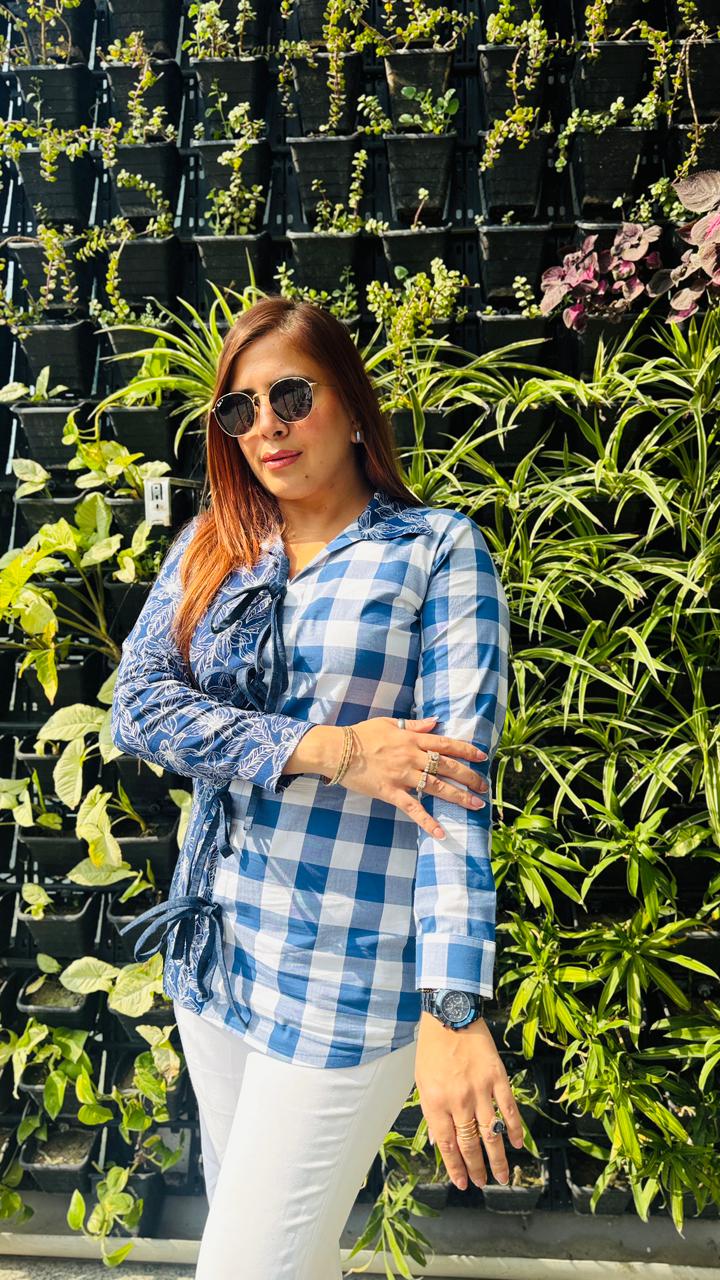 Santorini Floral Shirt