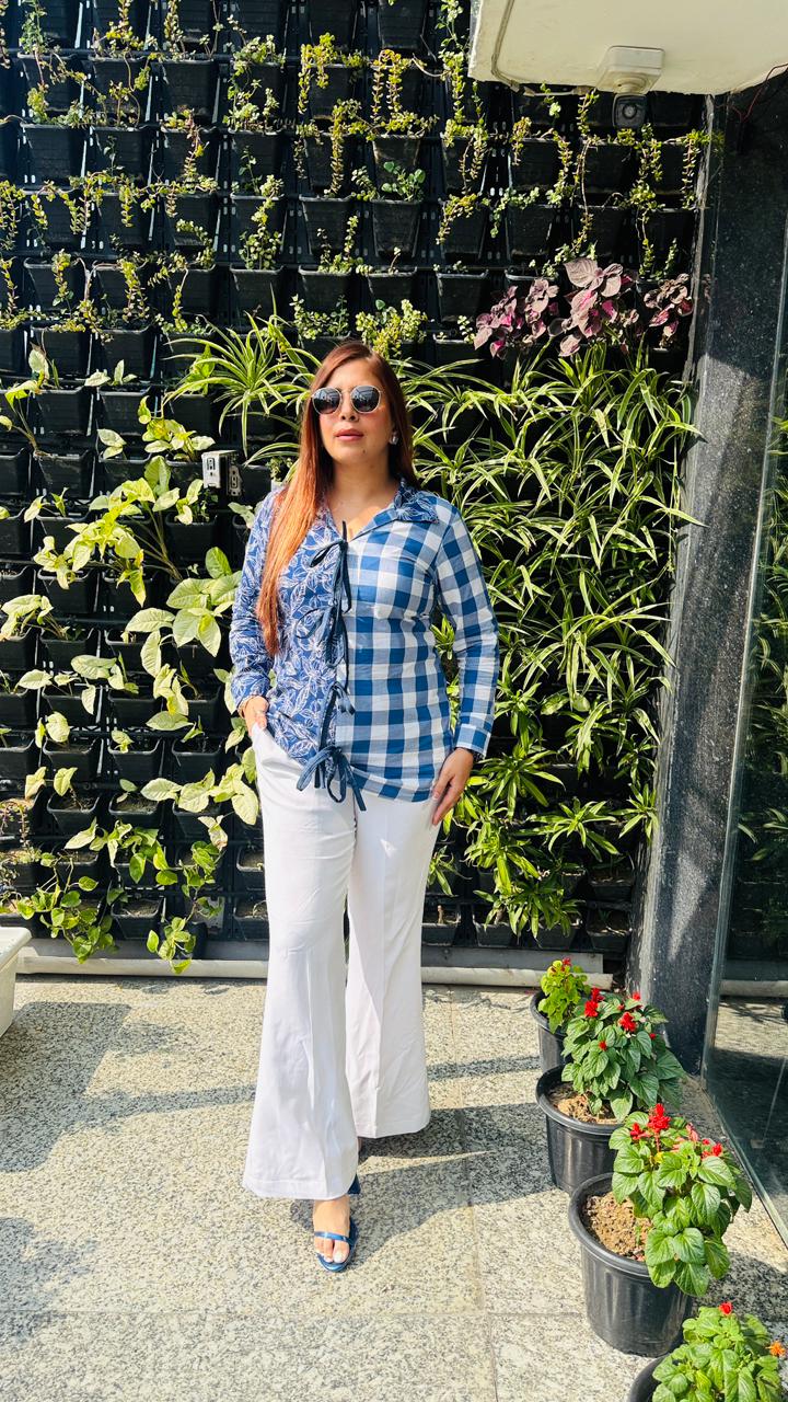 Santorini Floral Shirt