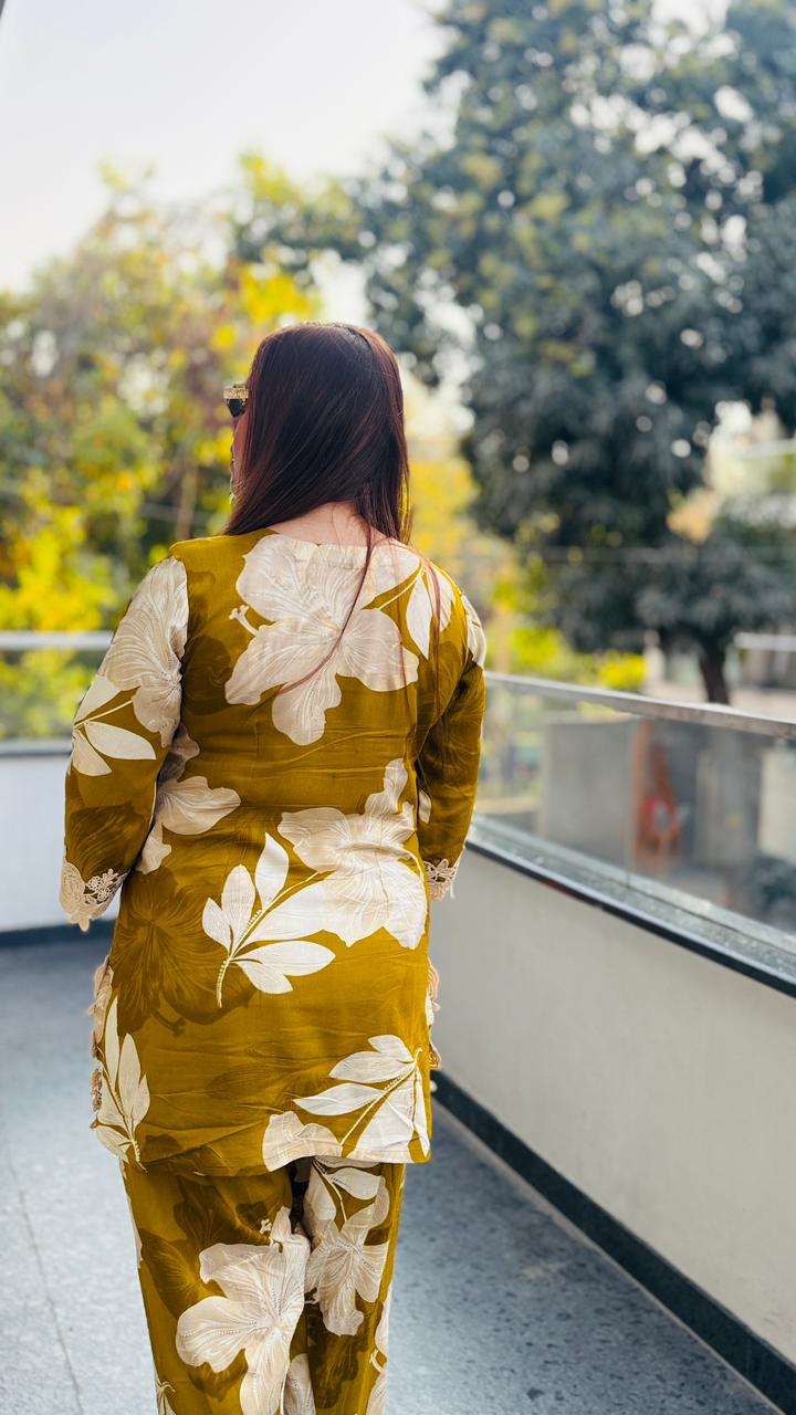 Citrus Farshi Salwar Co-Ord