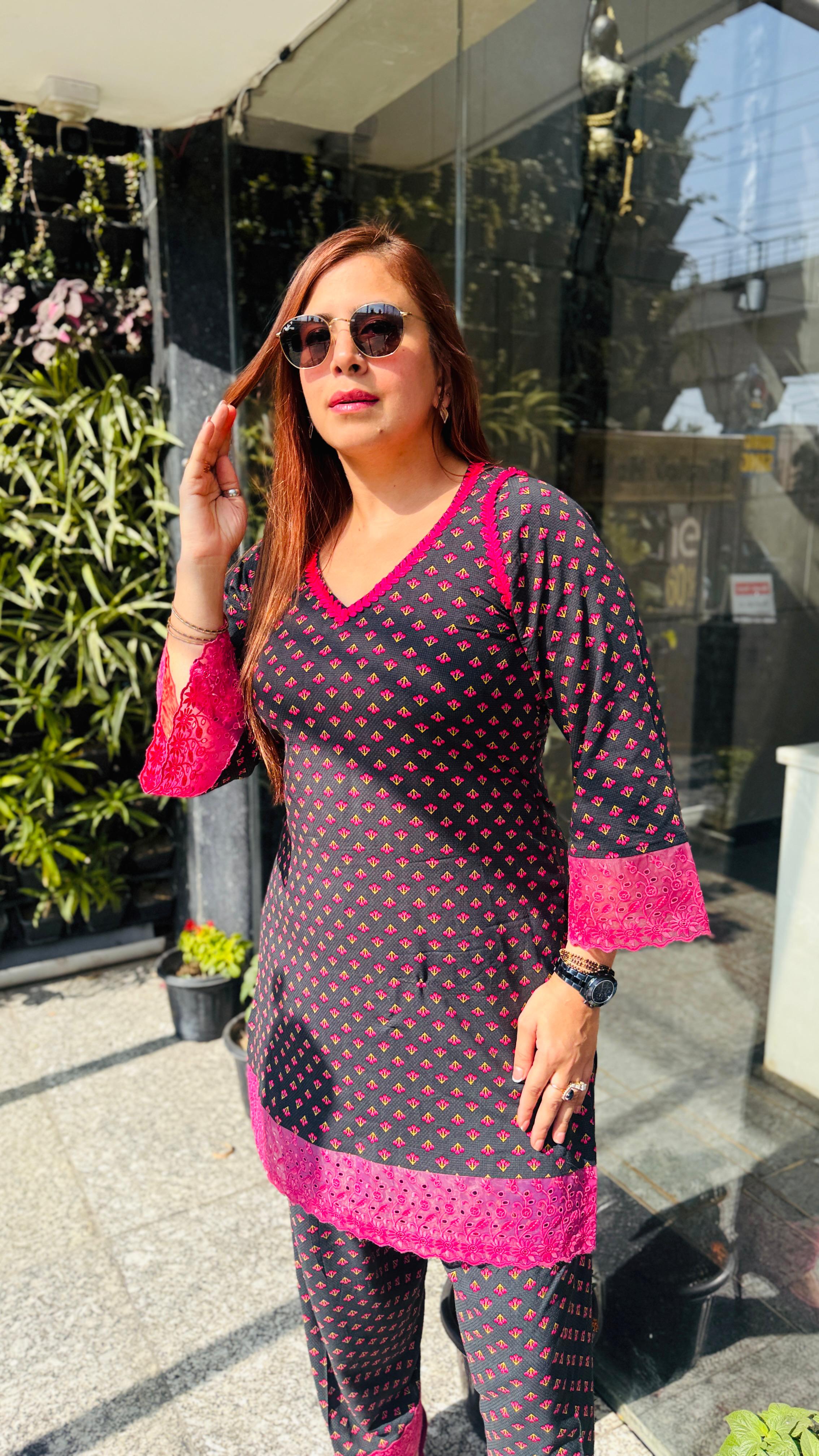 Forest Green Farshi Co-ord