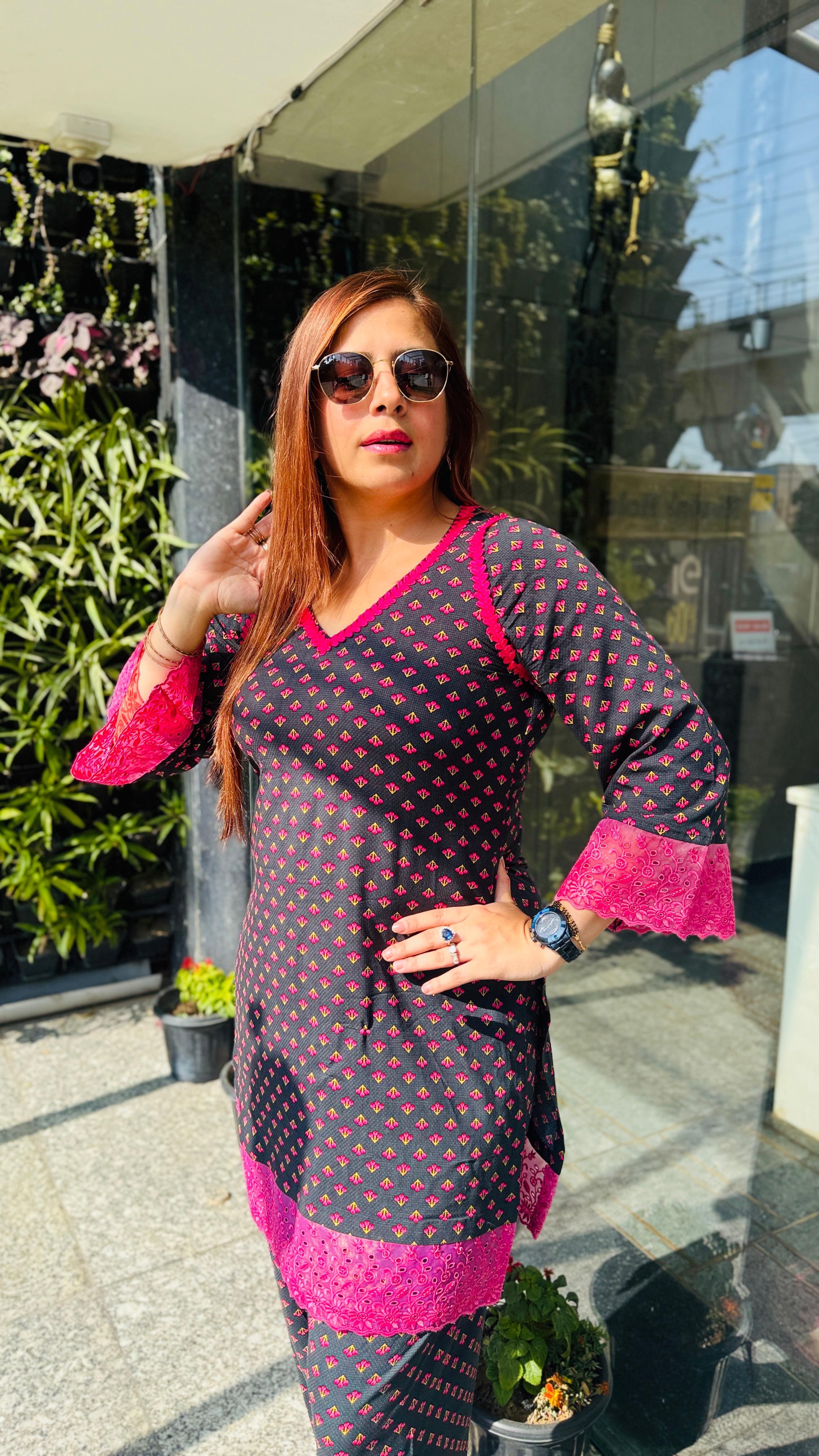 Forest Green Farshi Co-ord