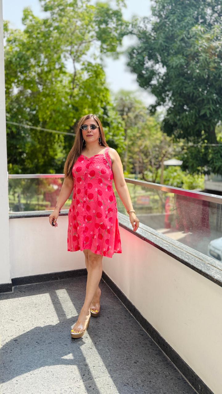 Summer Apples Dress