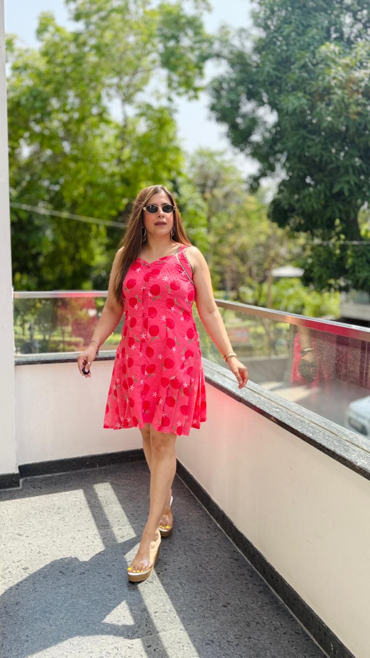 Summer Apples Dress