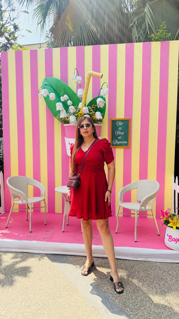 Sangria Summer Dress | Lakhina Couture